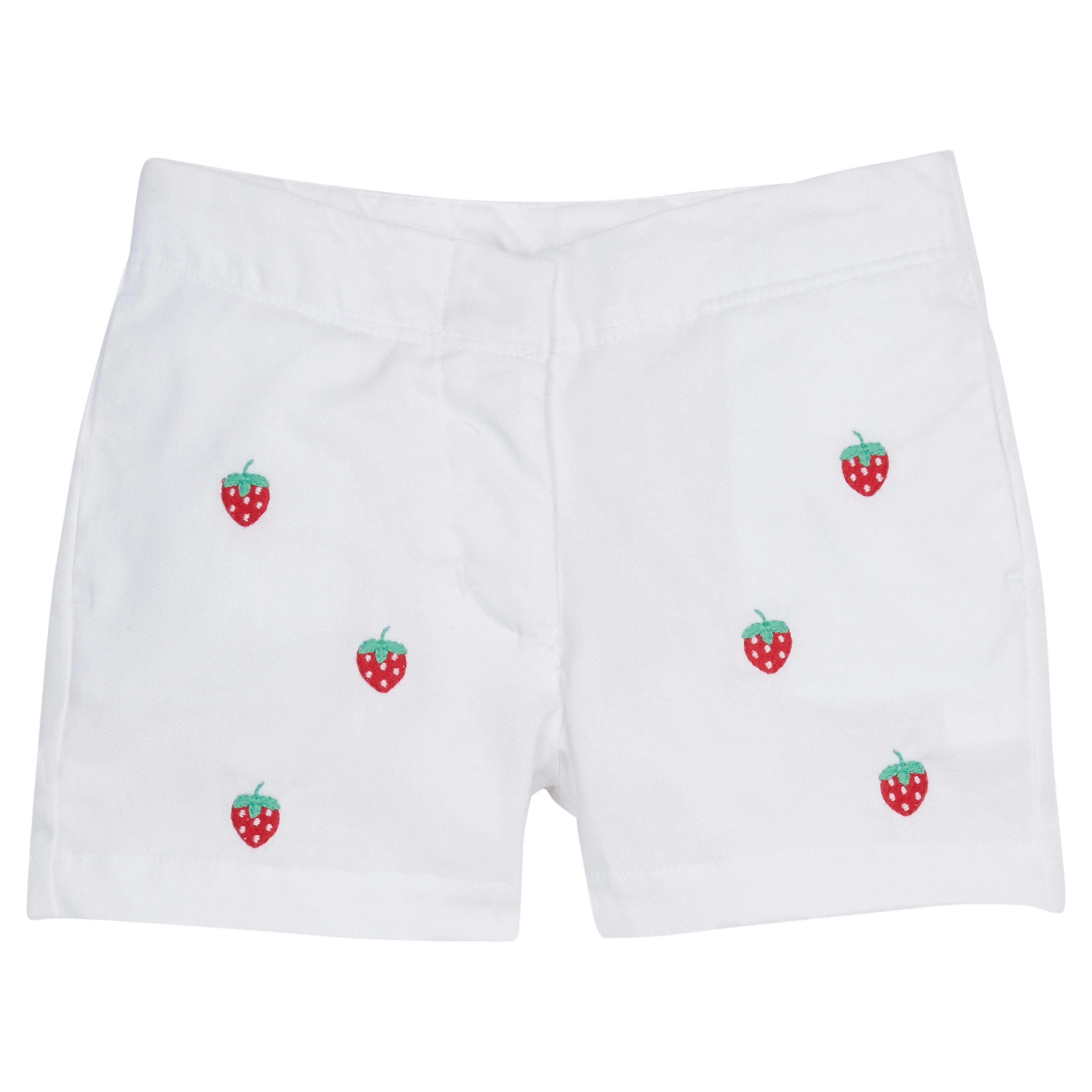 Embroidered Mini Short - Strawberry