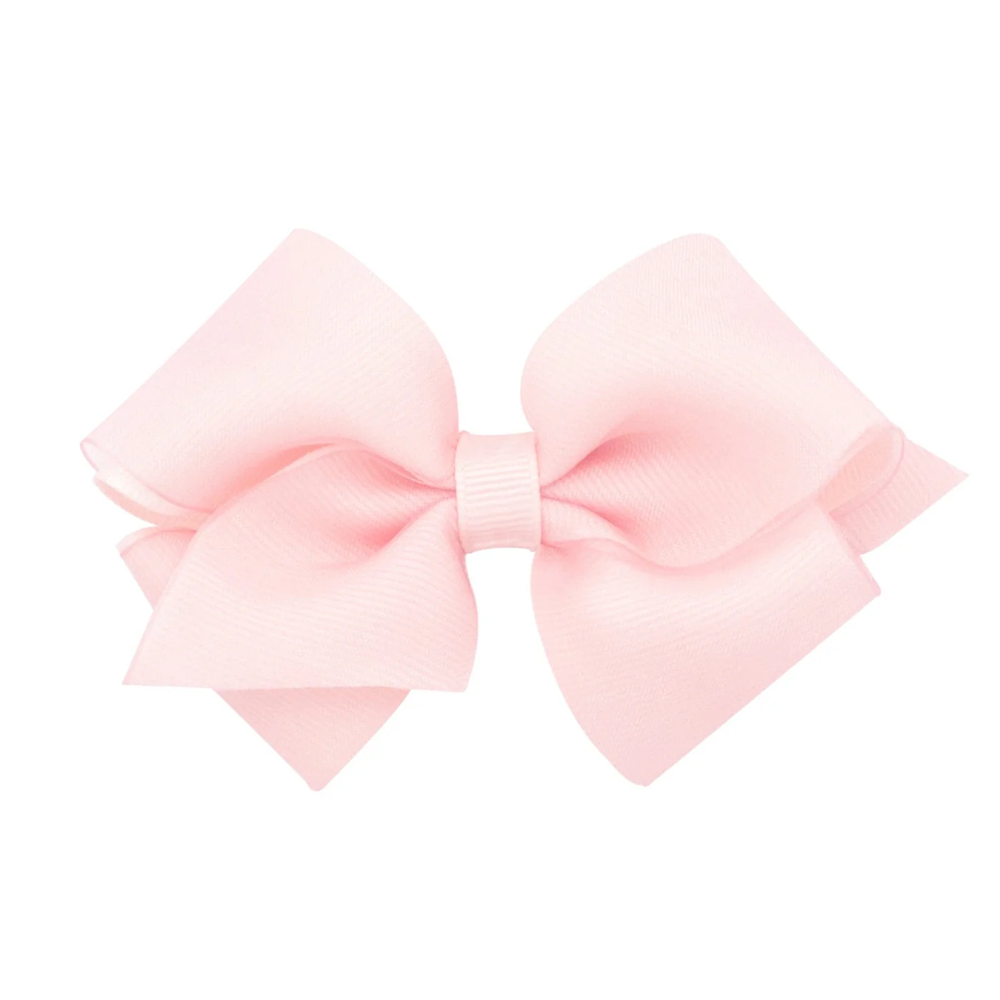 Extra Small Grosgrain Hair Bow - Light Pink