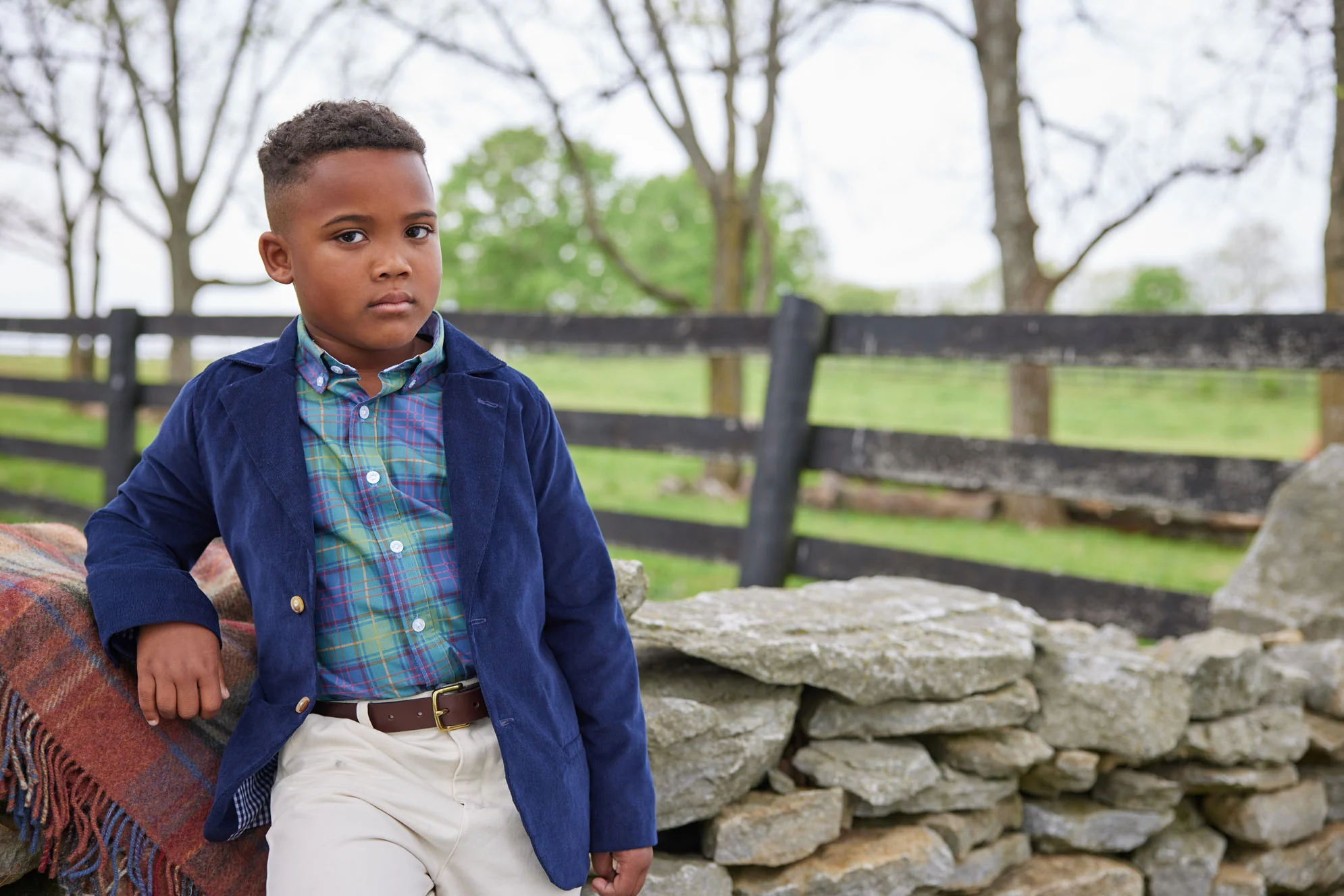 Classic Blazer - Navy Corduroy