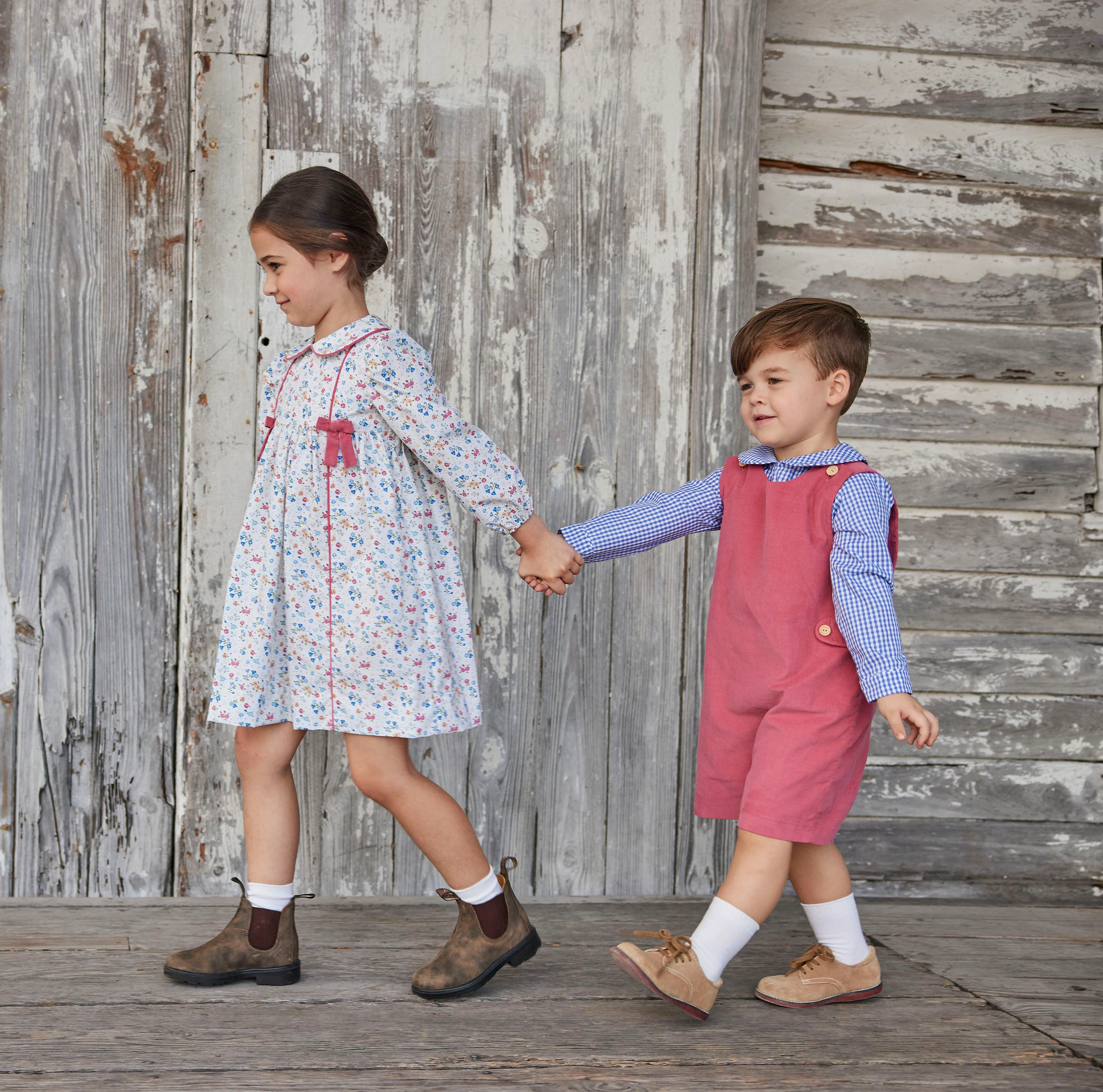 Peter Pan Shirt - Royal Gingham