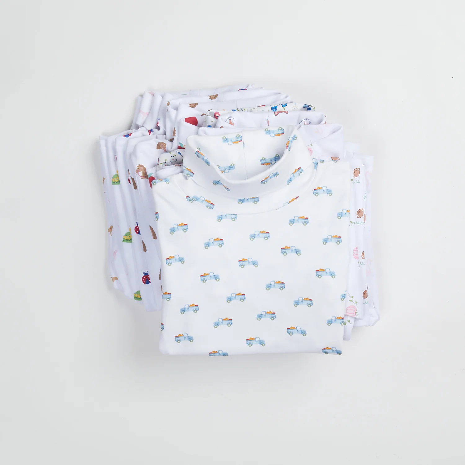 Printed Turtleneck - Harvest Truck