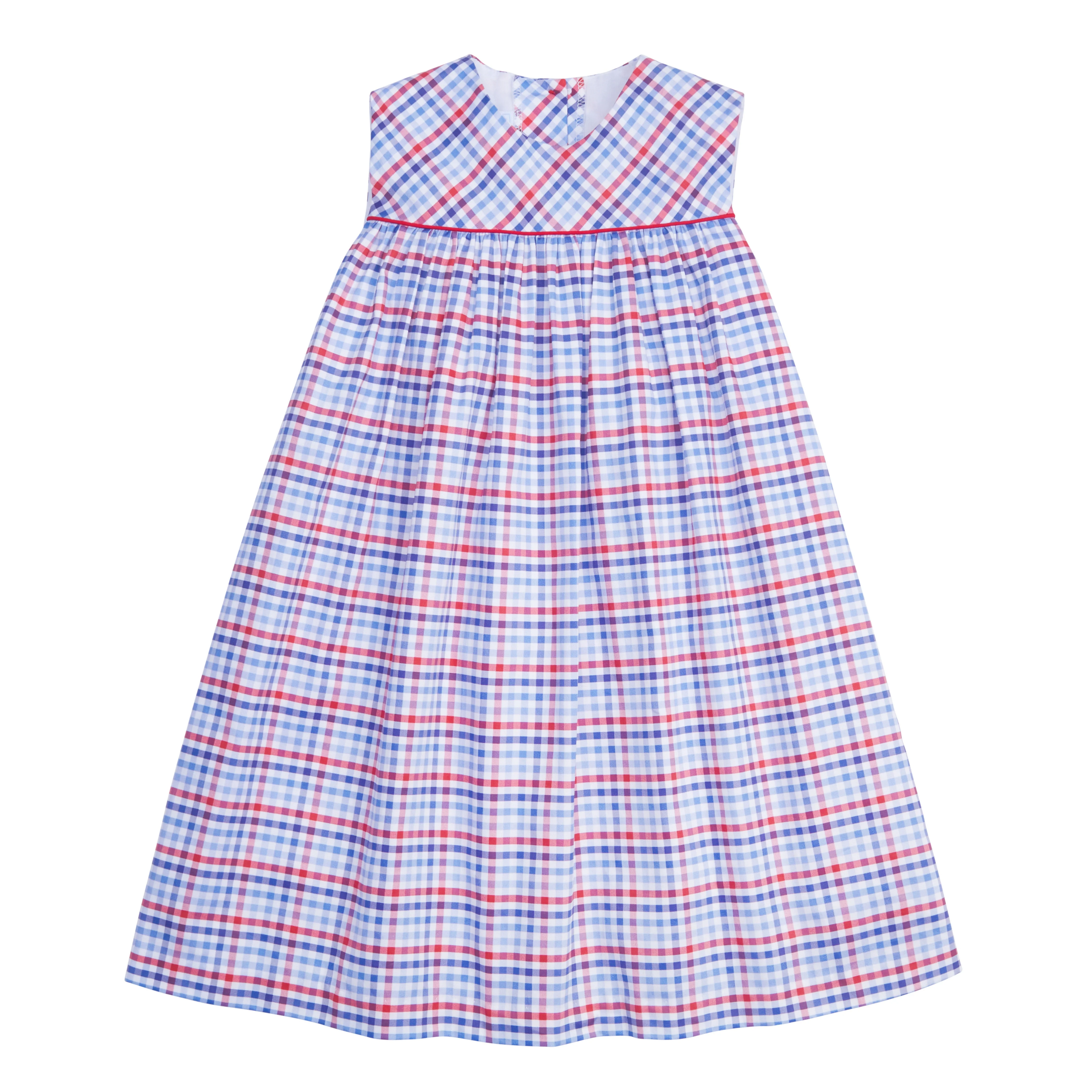 Bellemeade Dress - Americana Plaid