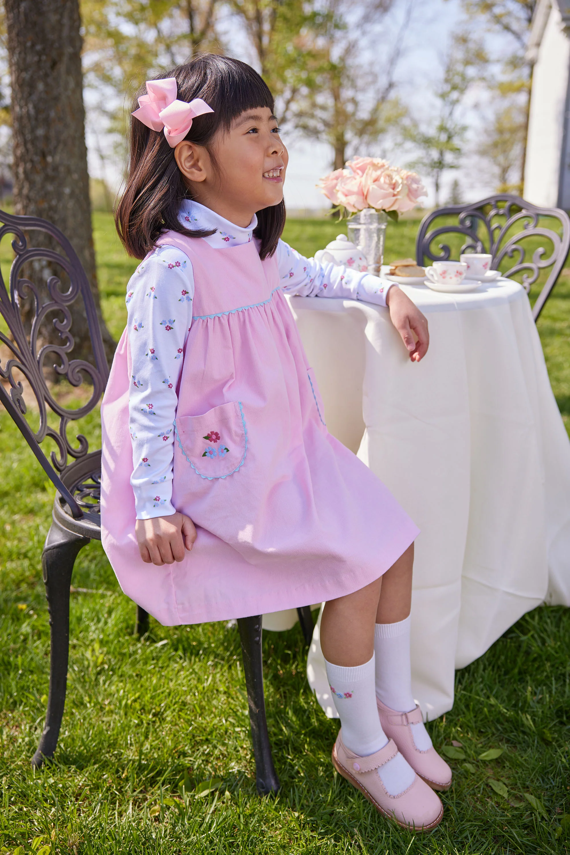 Embroidered Madison Jumper - Fall Blooms