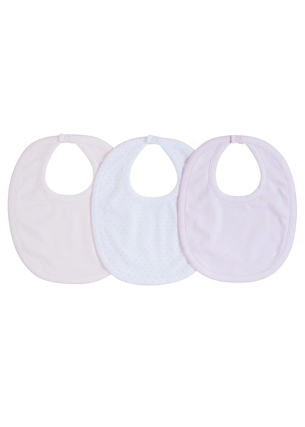 Multi-Pack Bibs - Light Pink Signature Stripe
