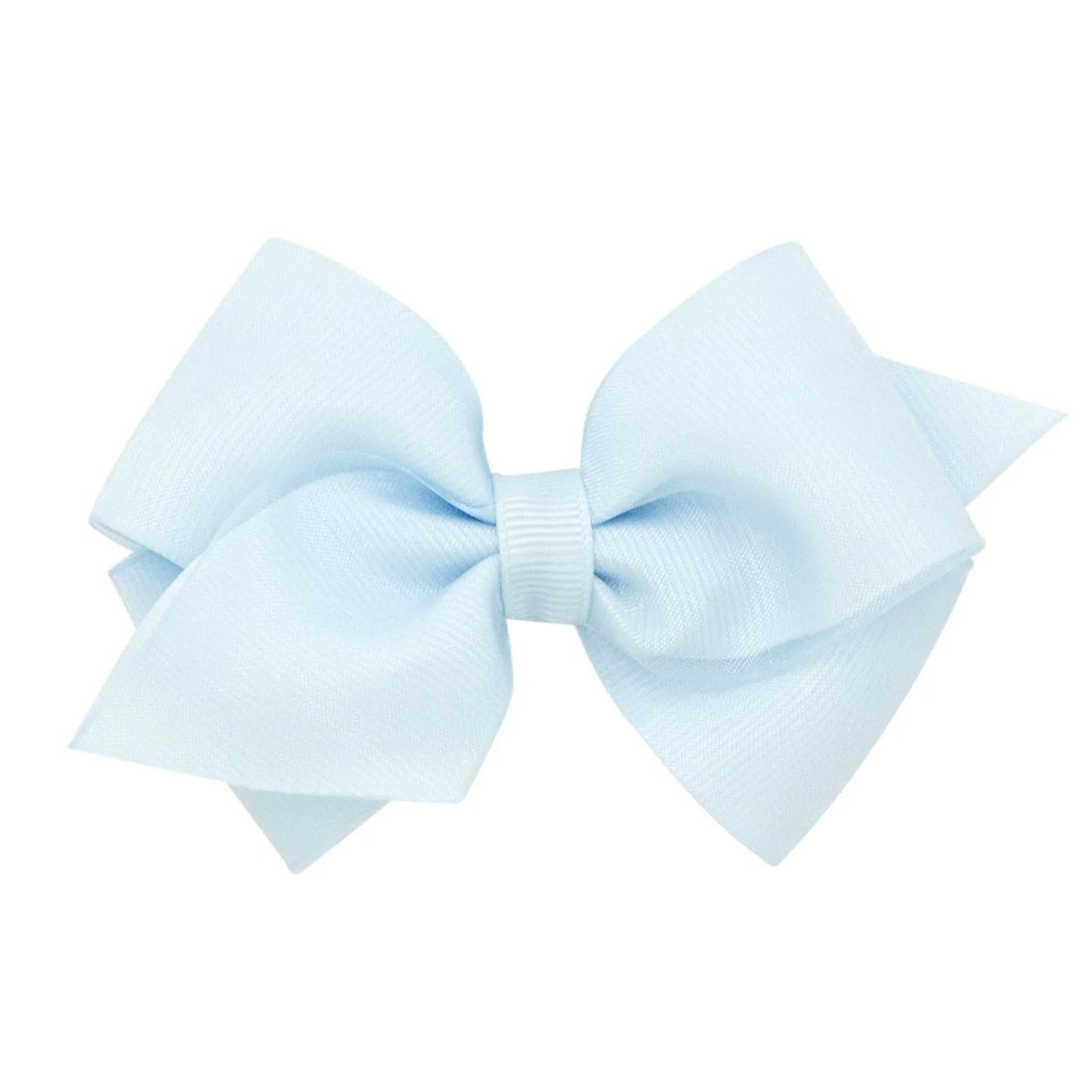 Extra Small Grosgrain Hair Bow - Blue Vapor