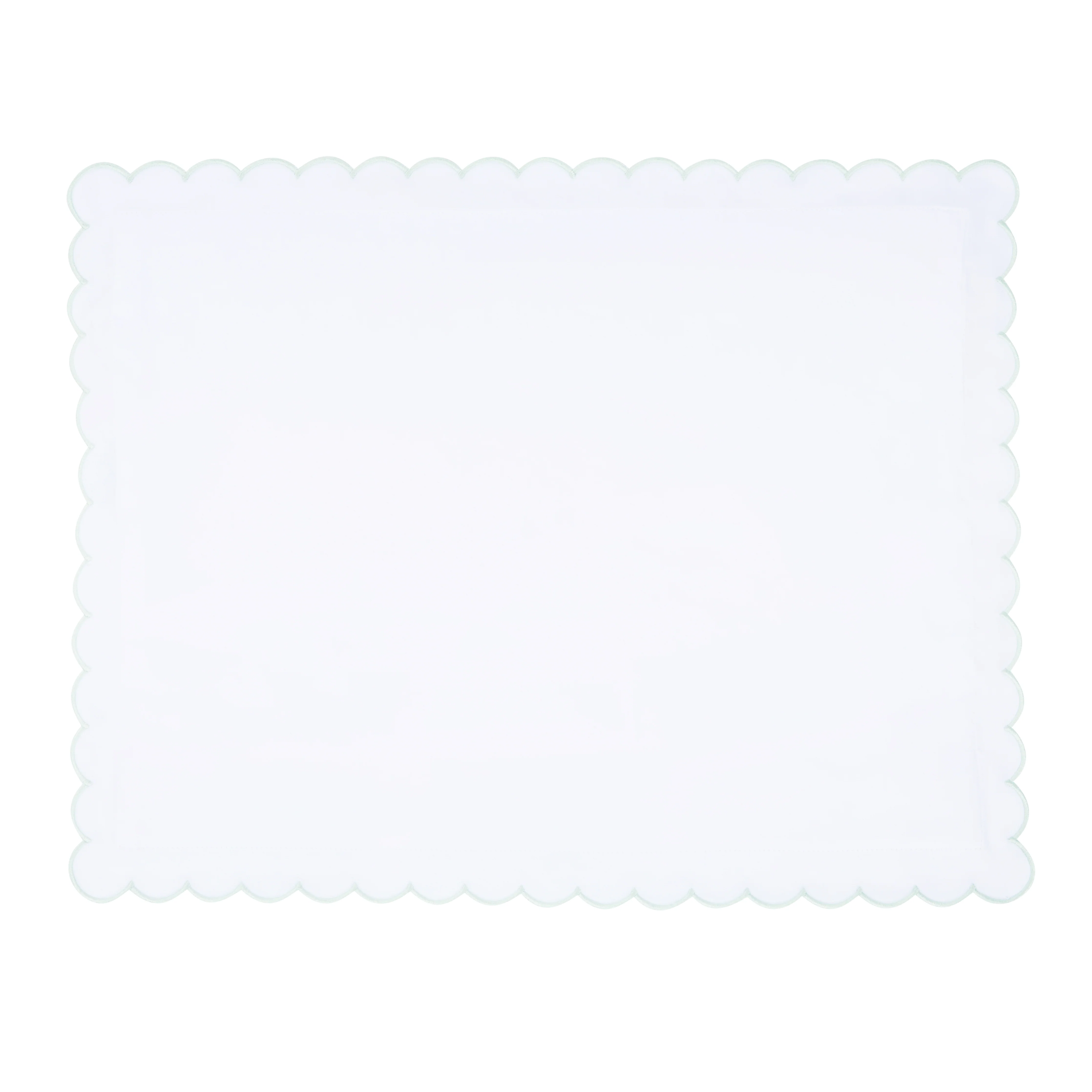 Scallop Baby Pillowcase - Meadow