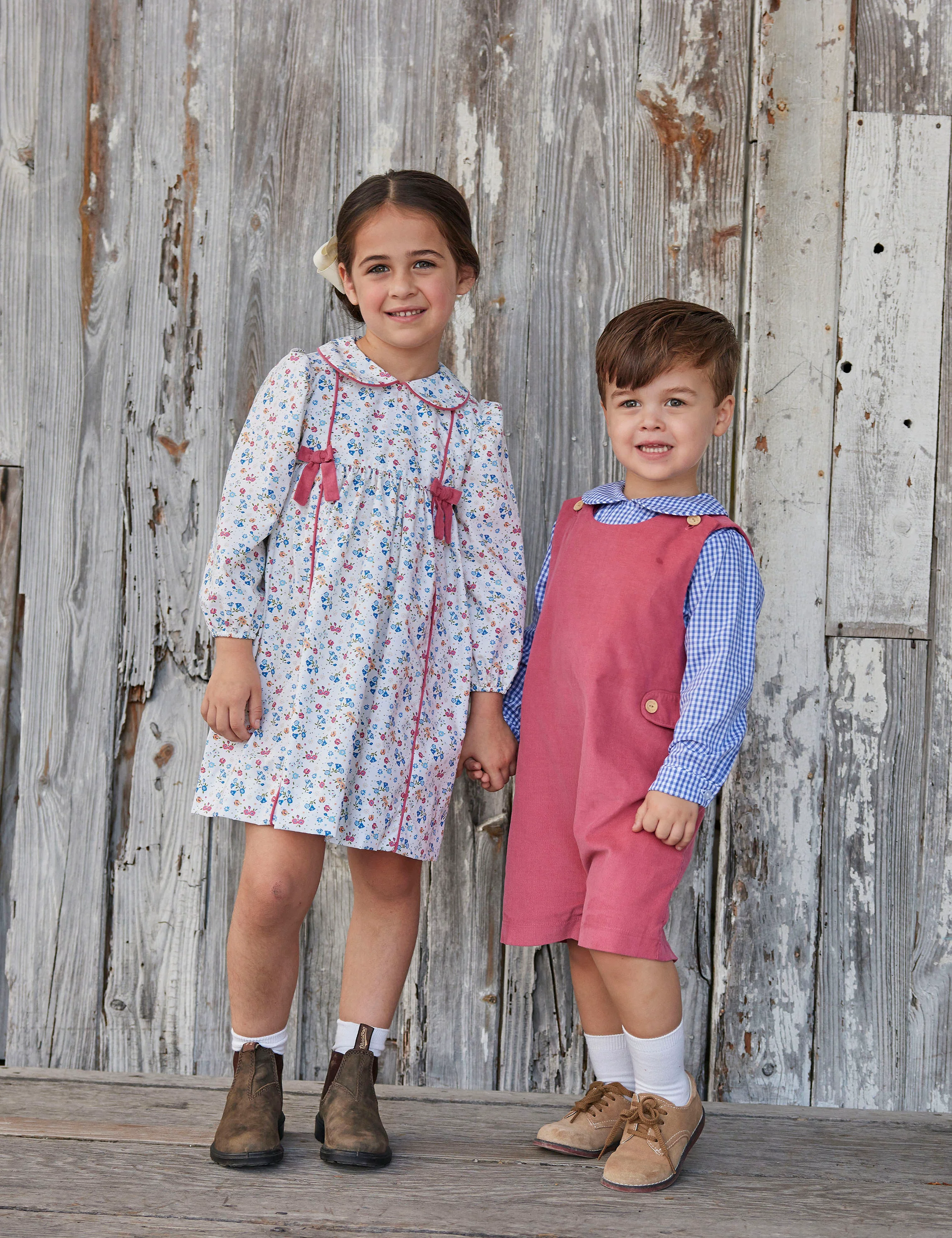 Peter Pan Shirt - Royal Gingham