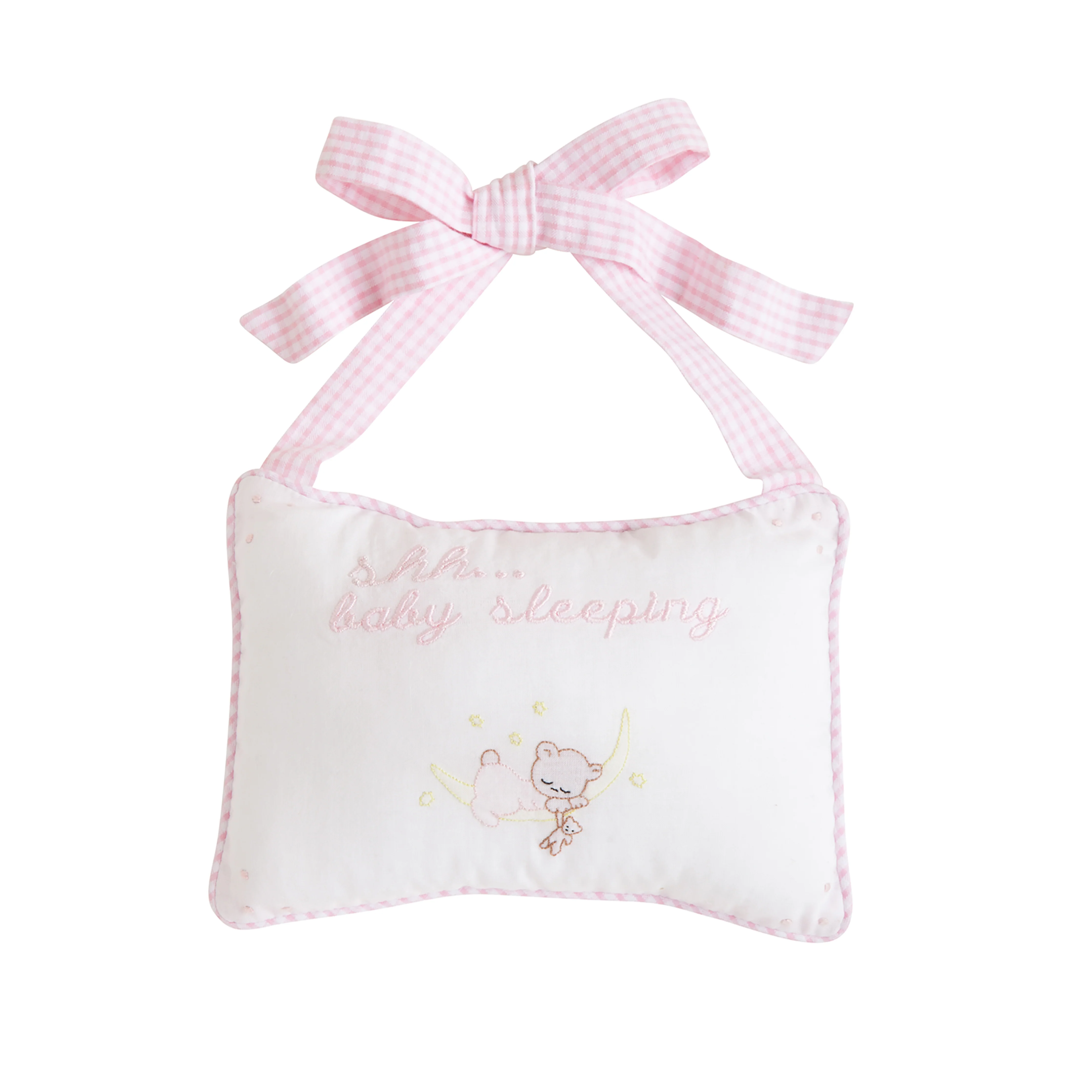 Baby Sleeping Door Pillow - Girl