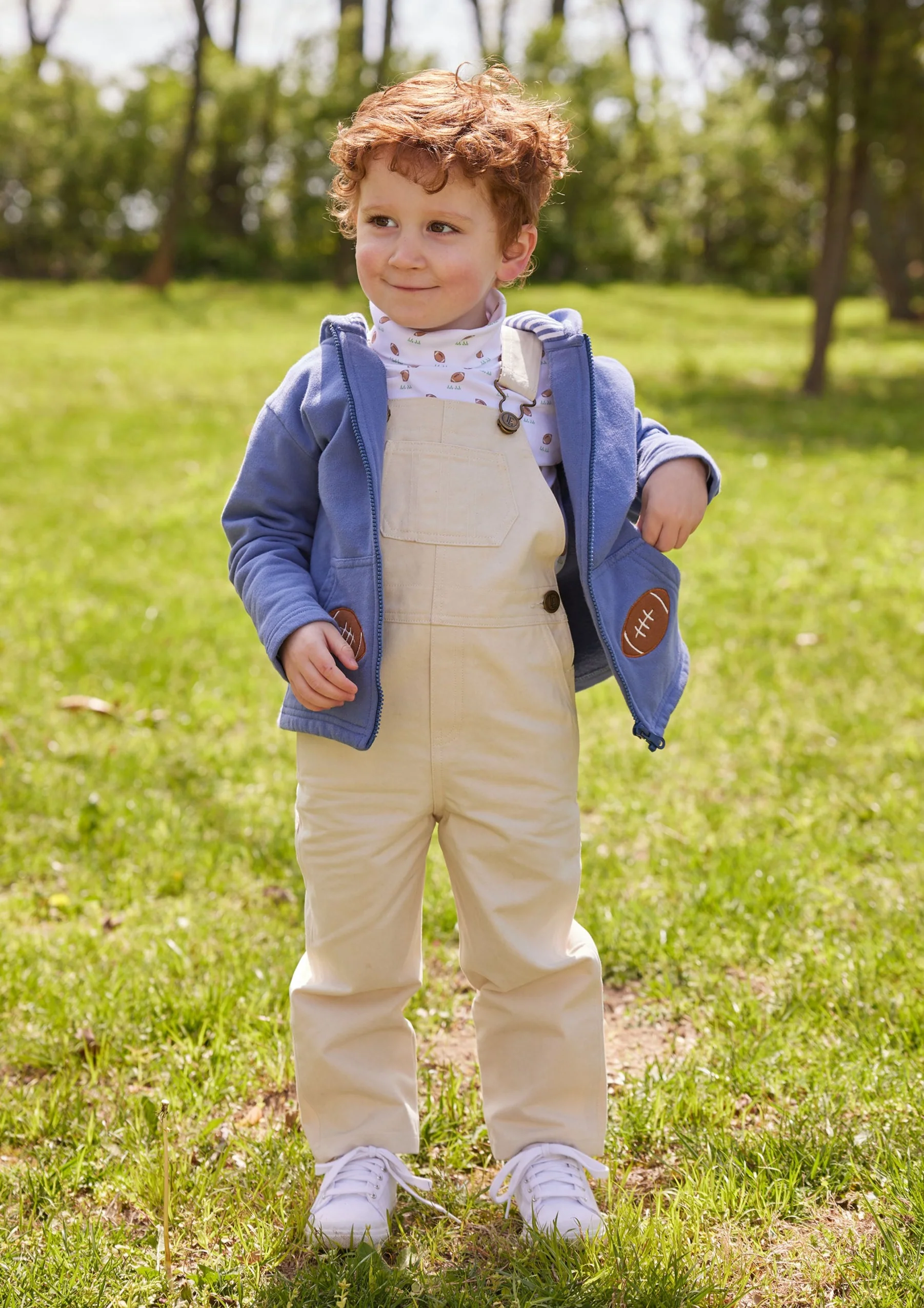 Applique Hoodie - Football