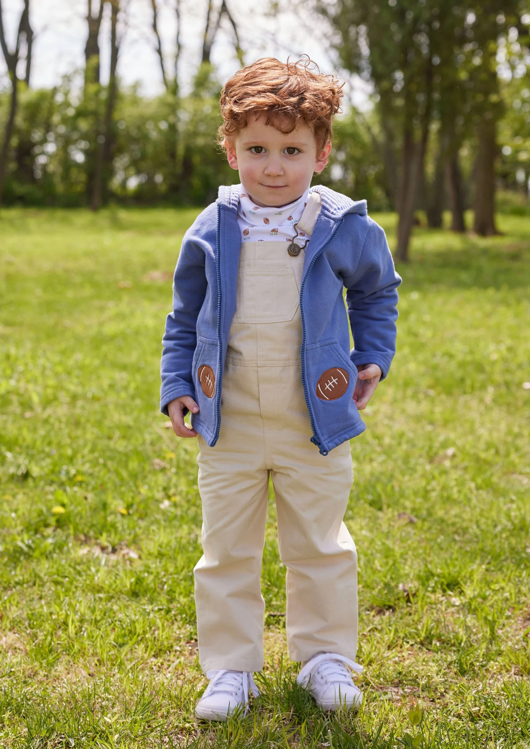 Applique Hoodie - Football