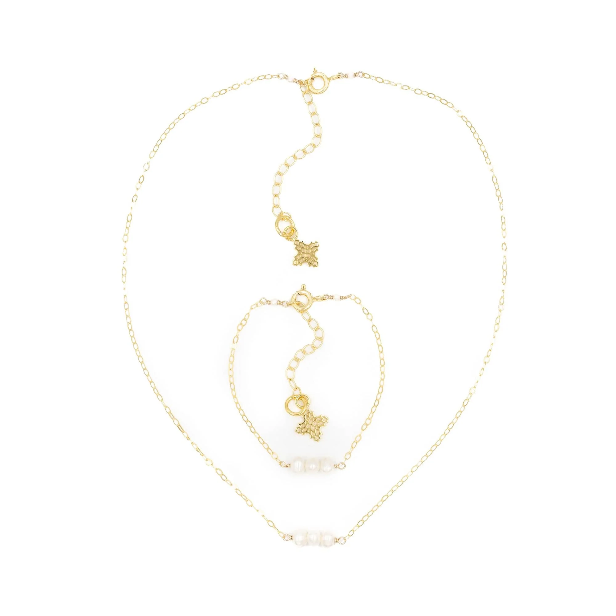 Triple Pearl Necklace