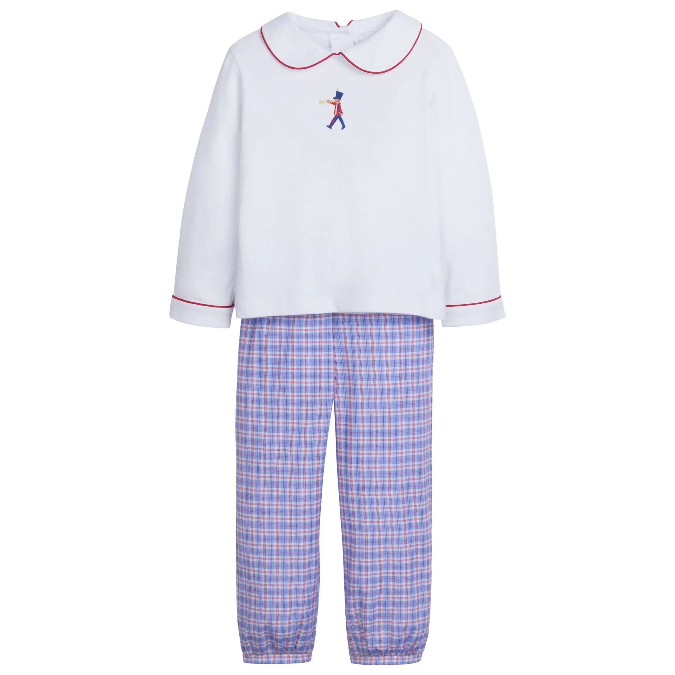 Applique Peter Pan Pant Set - Toy Soldier