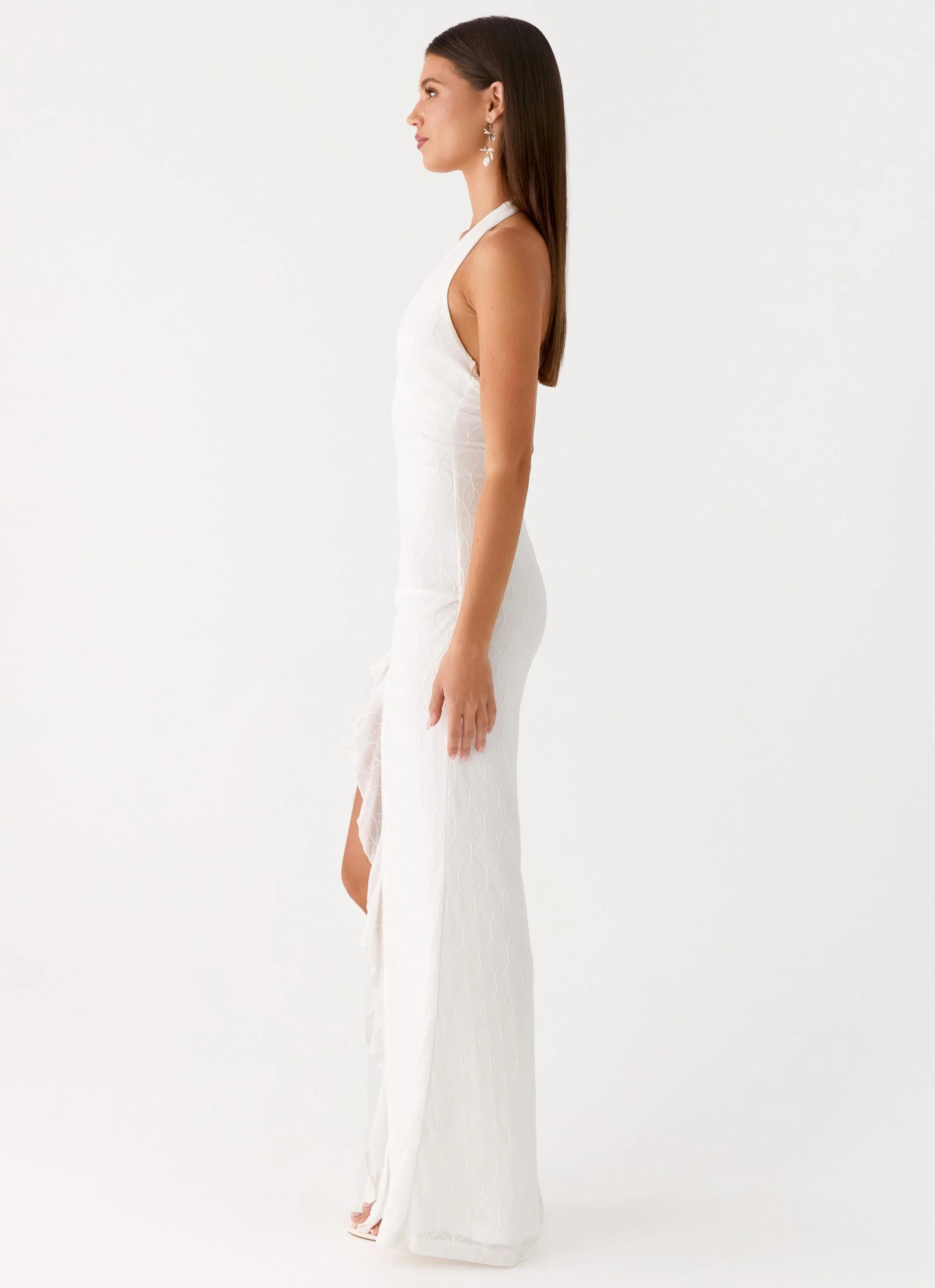 Charmed By You Maxi Dress - White