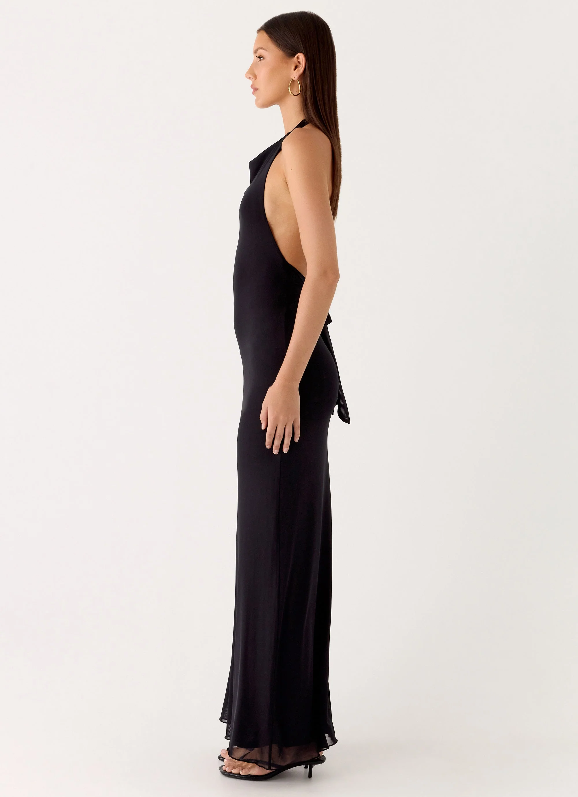 Starlight Nights Maxi Dress - Black