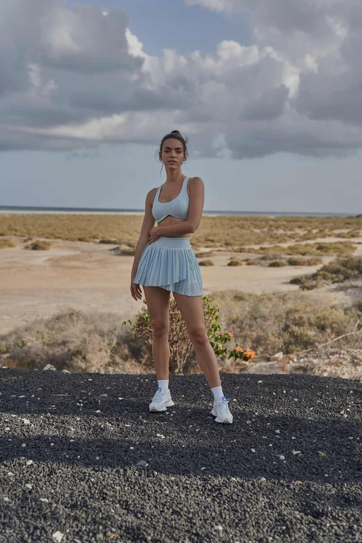 WISKII Pleated Skirt