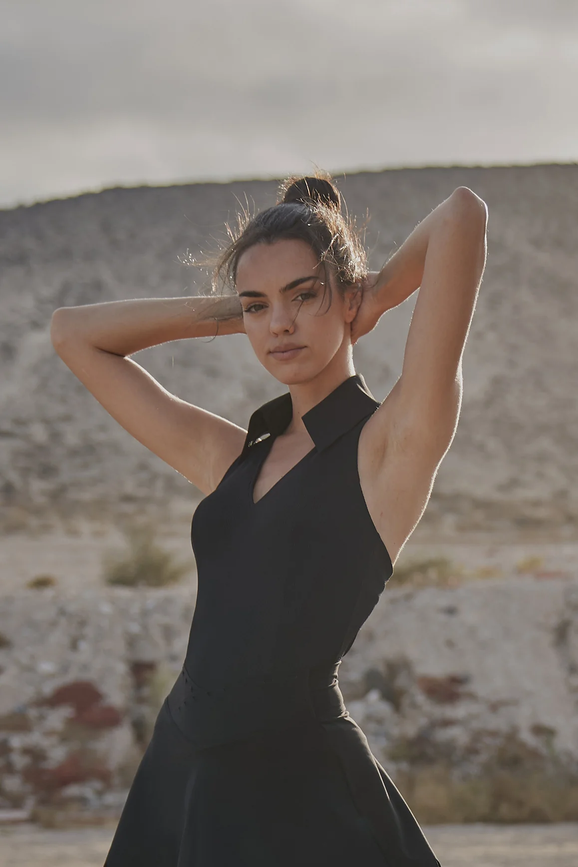 Sleeveless Polo Tank Top