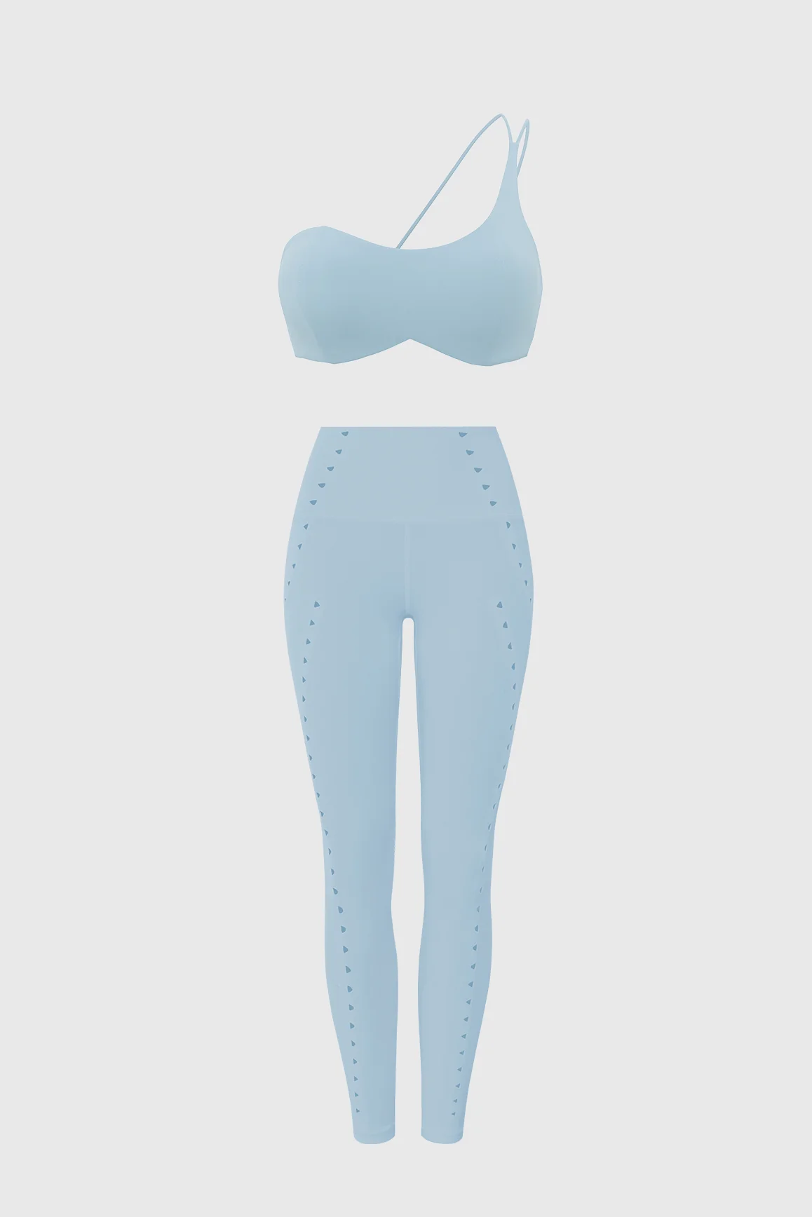 One Shoulder Contour Bra + Training Laser Cut Legging