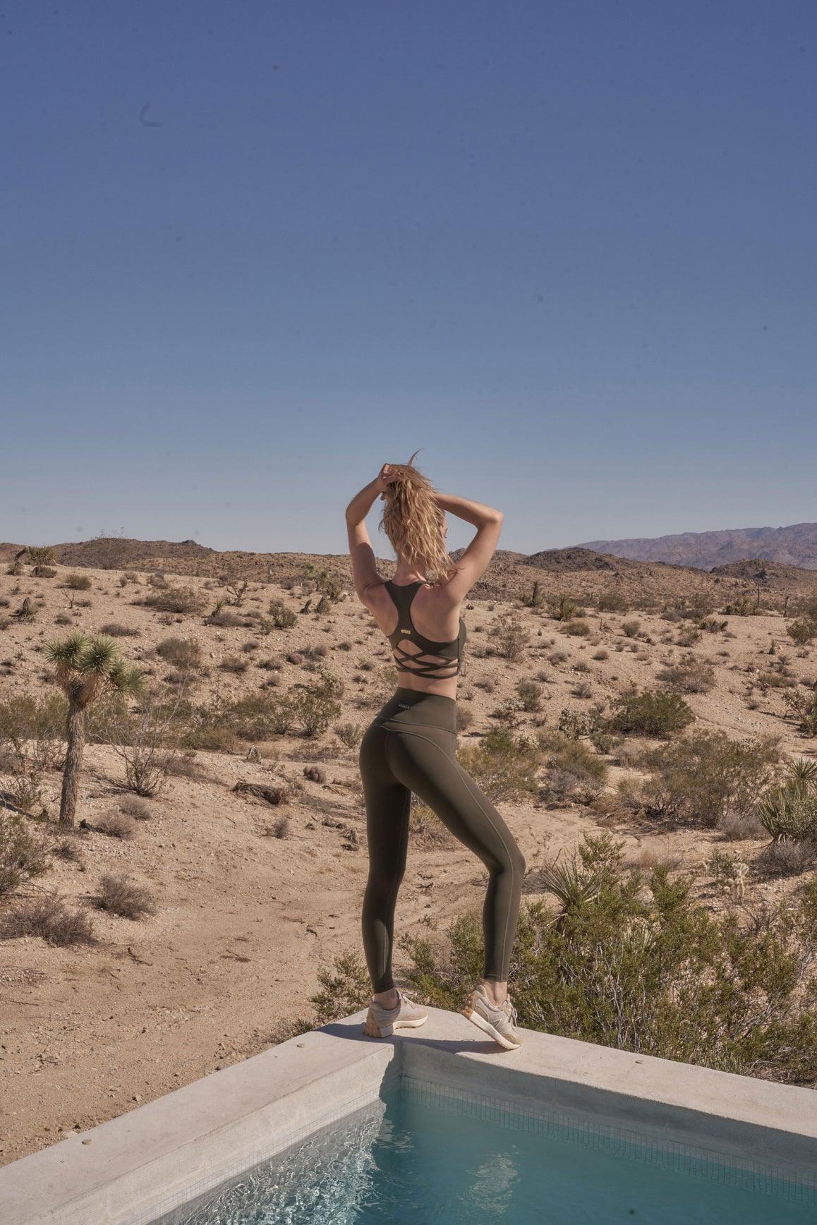 Sweetheart Bra Tank + V-waist Yoga Legging