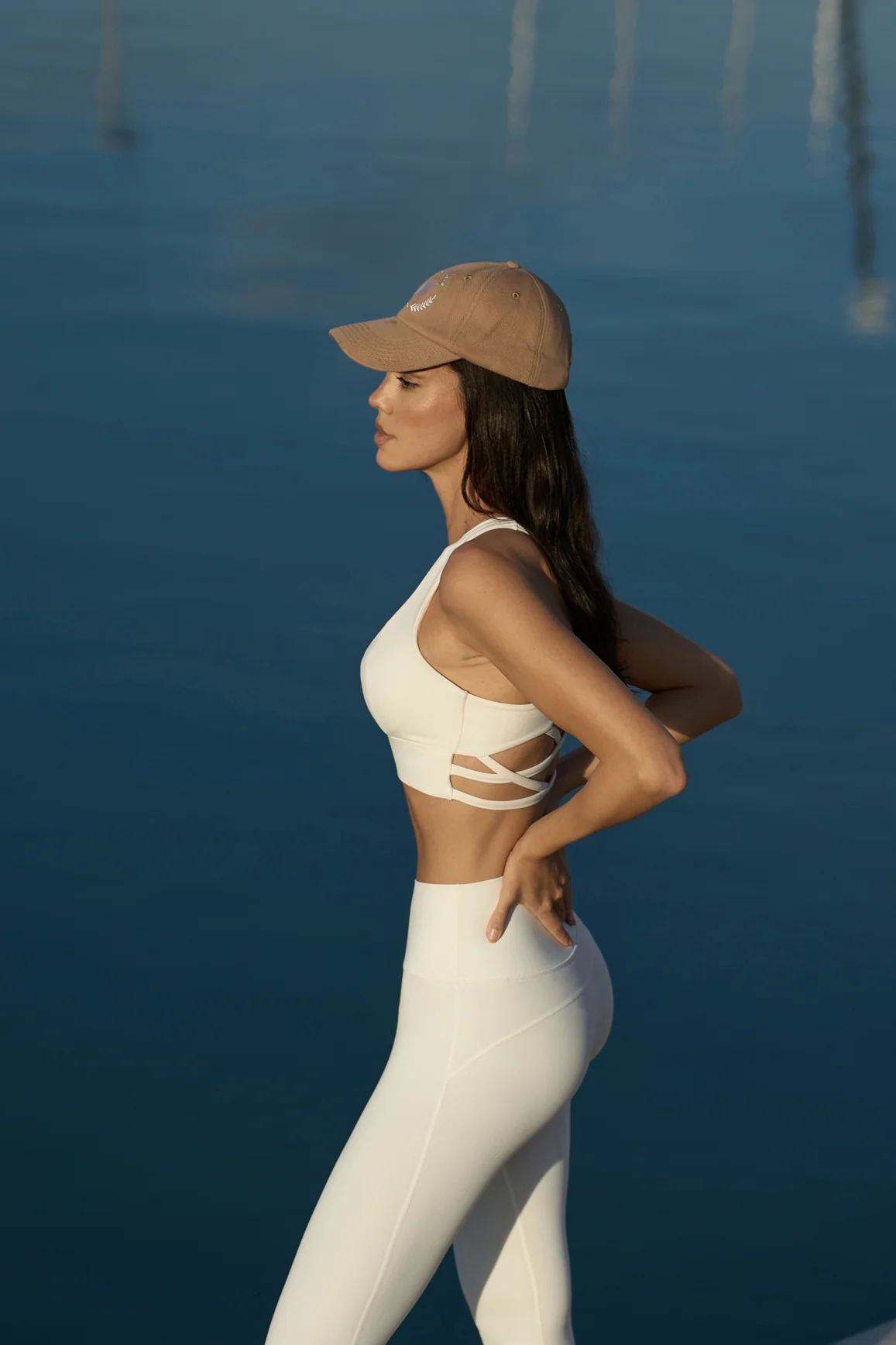 Sweetheart Bra Tank + V-waist Yoga Legging