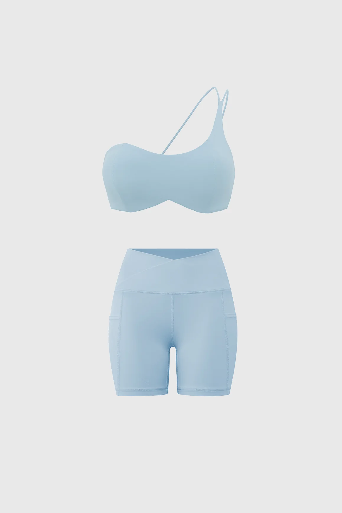 One Shoulder Contour Bra + V-Waist Vigorous Short