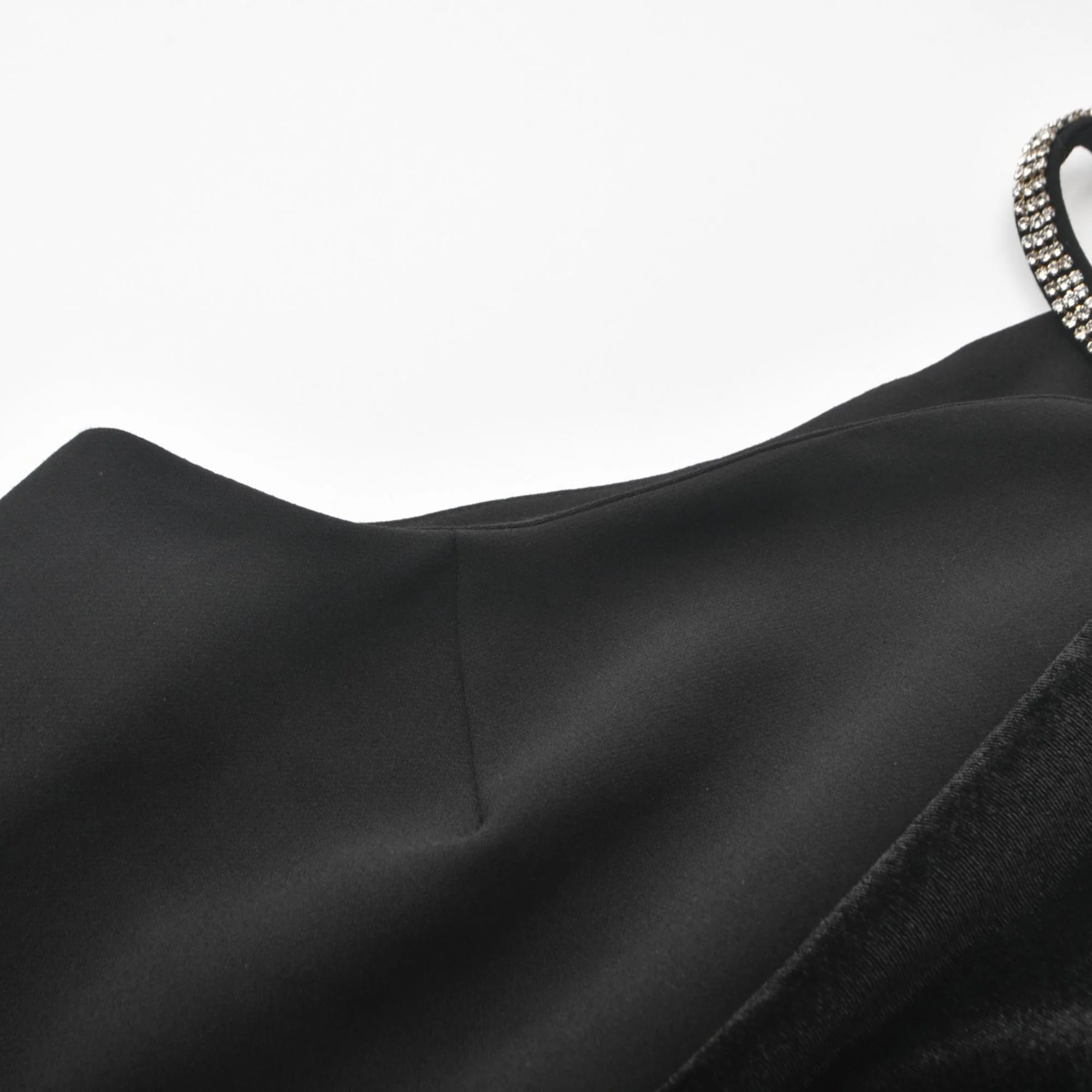 Dumb Dumb-crystal chain-link mini dress