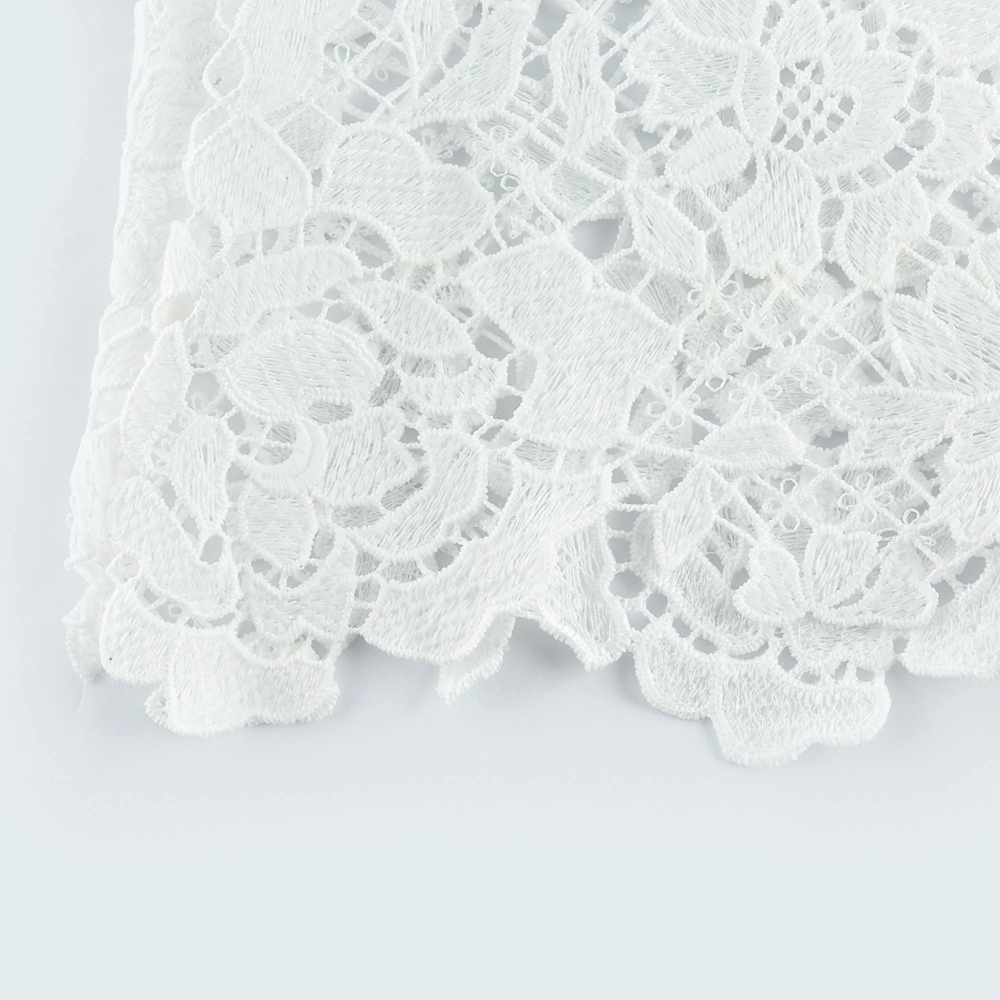 Hermine faux-floral embellished semi-sheer midi dress