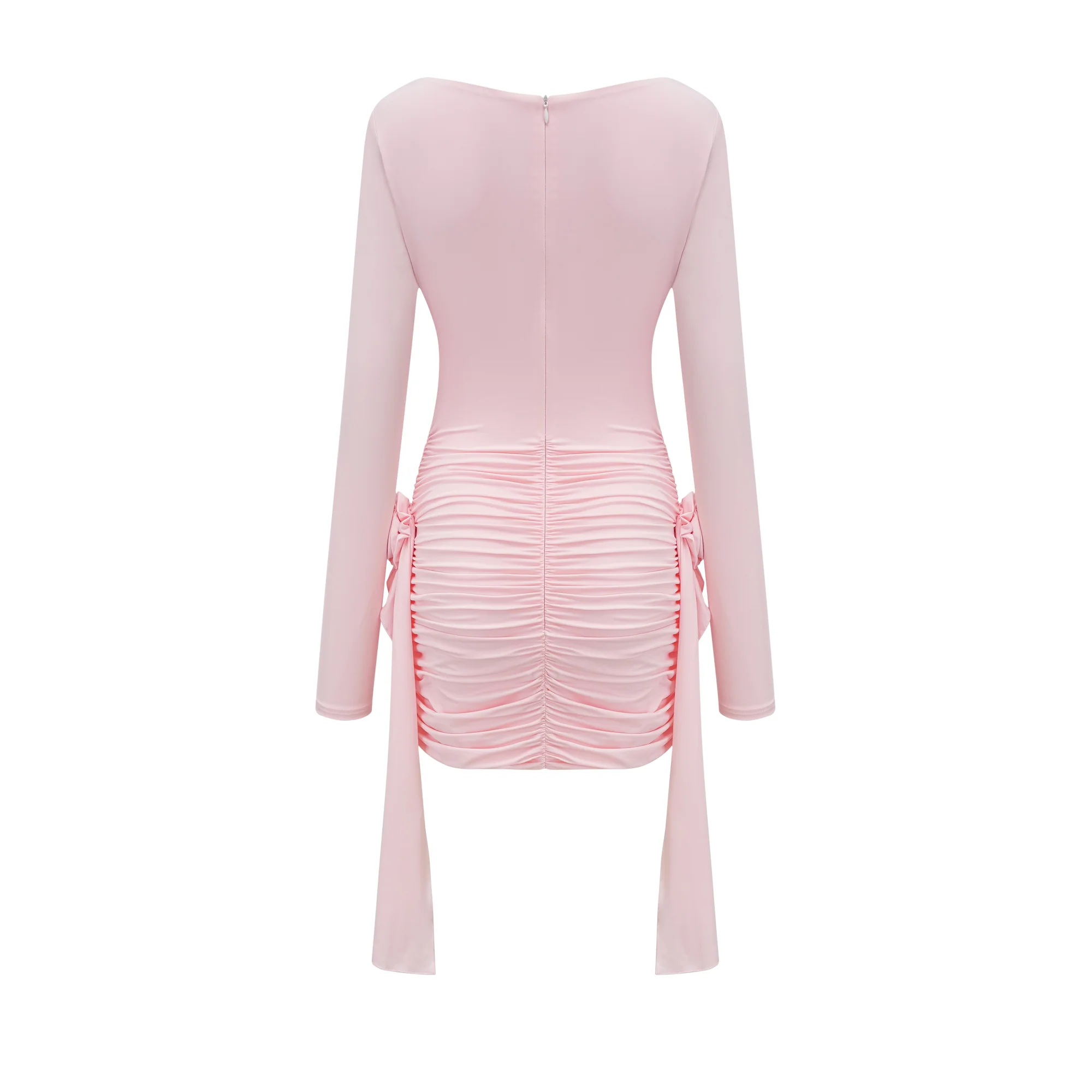 Chloé pink long-sleeved floral dress