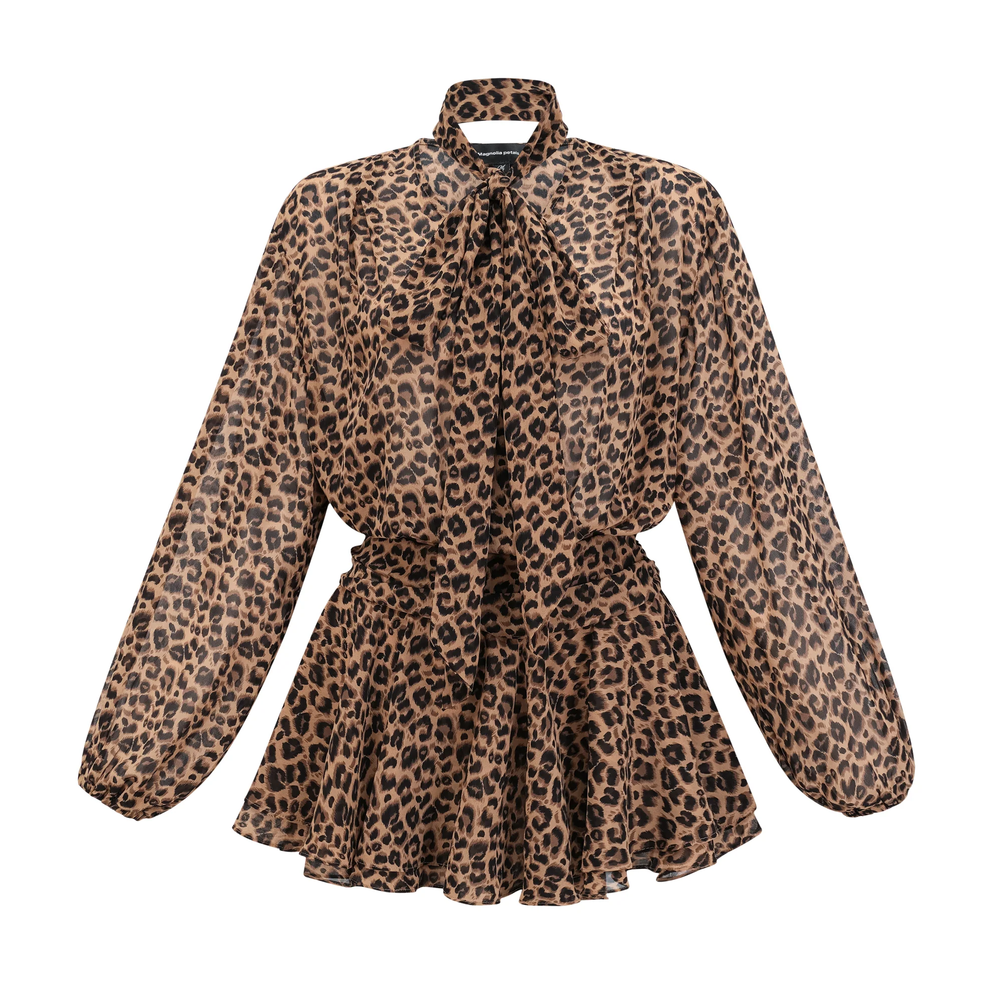 Laurence leopard-print mini dress