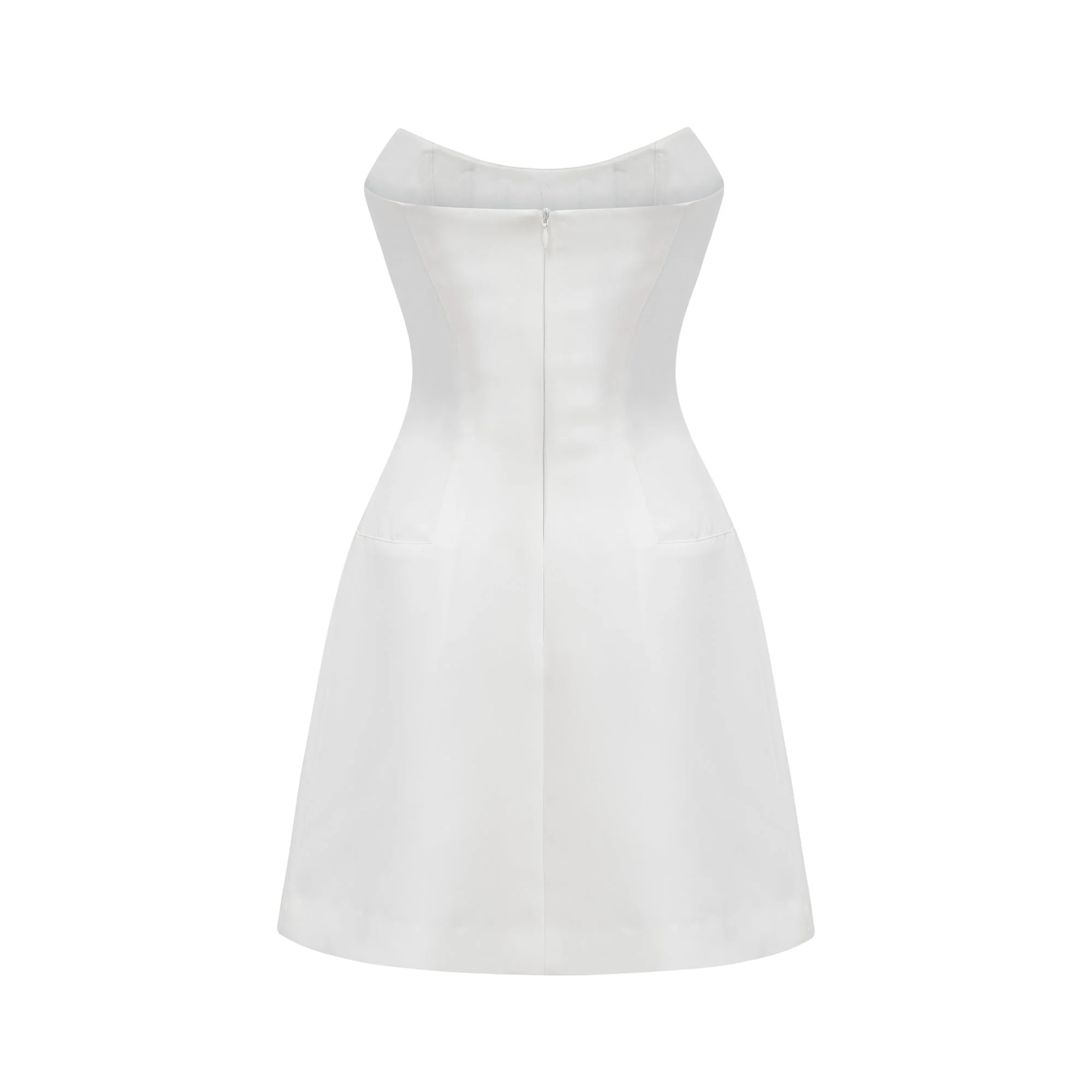 Melisande white embellished mini dress