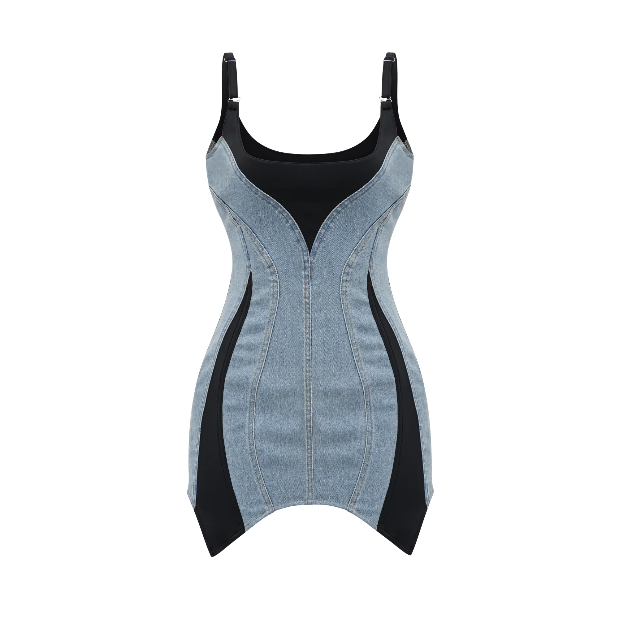 Ariela panelled mini dress