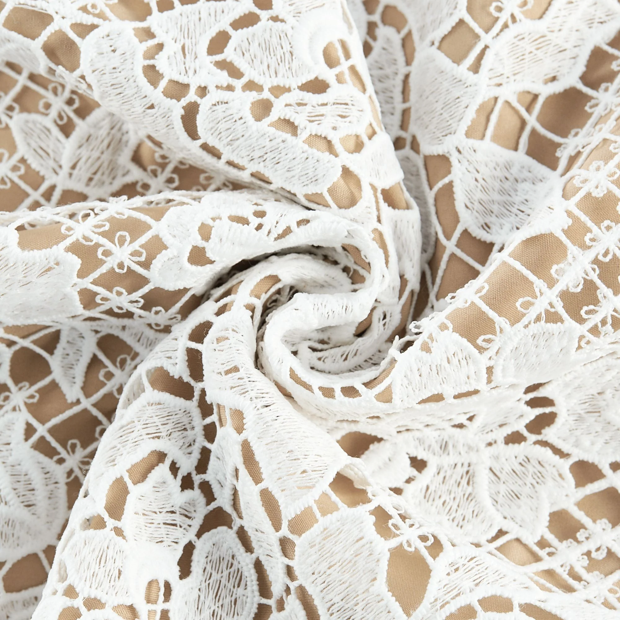 Hermine faux-floral embellished semi-sheer midi dress