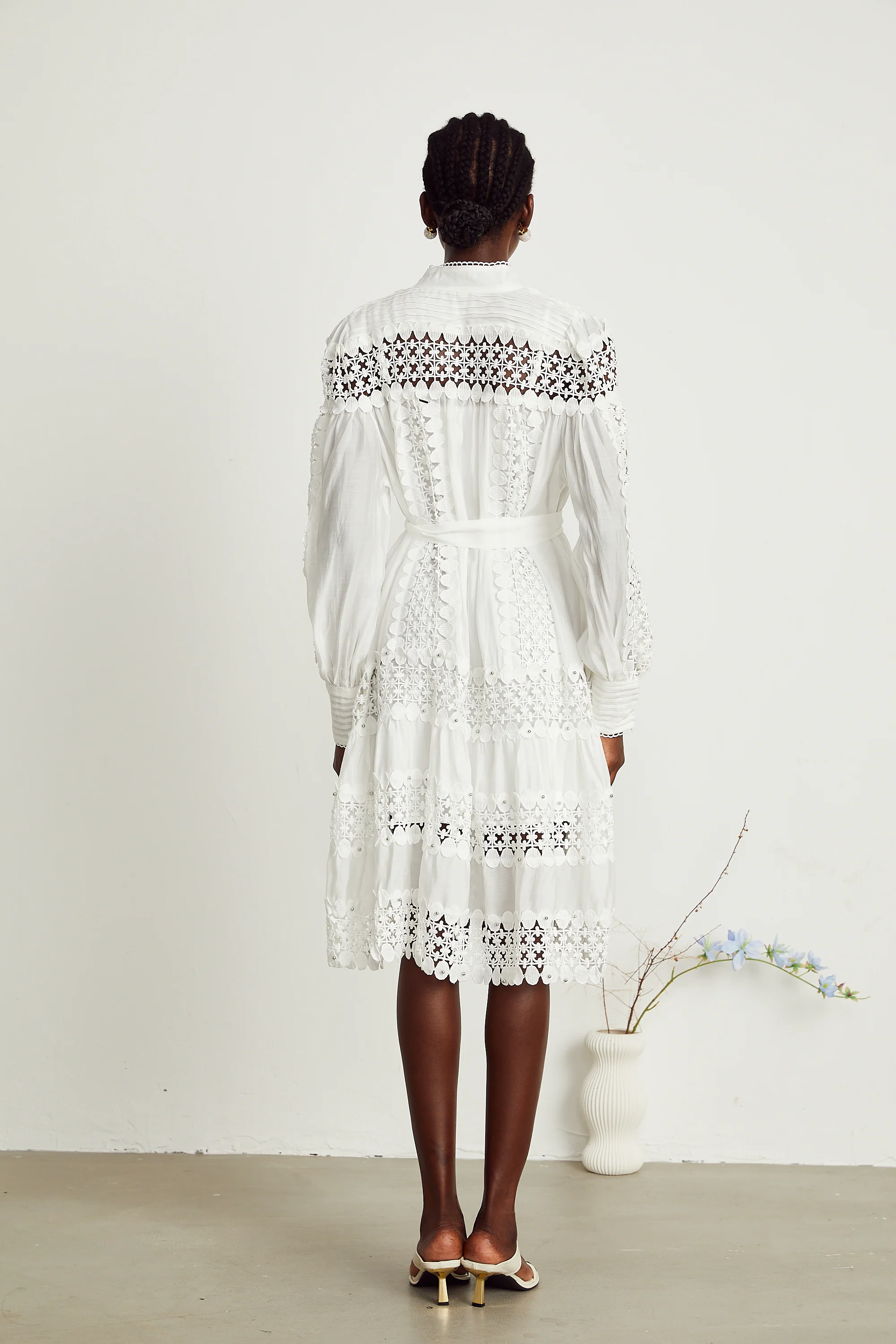 Gabriela white cut-out mini dress