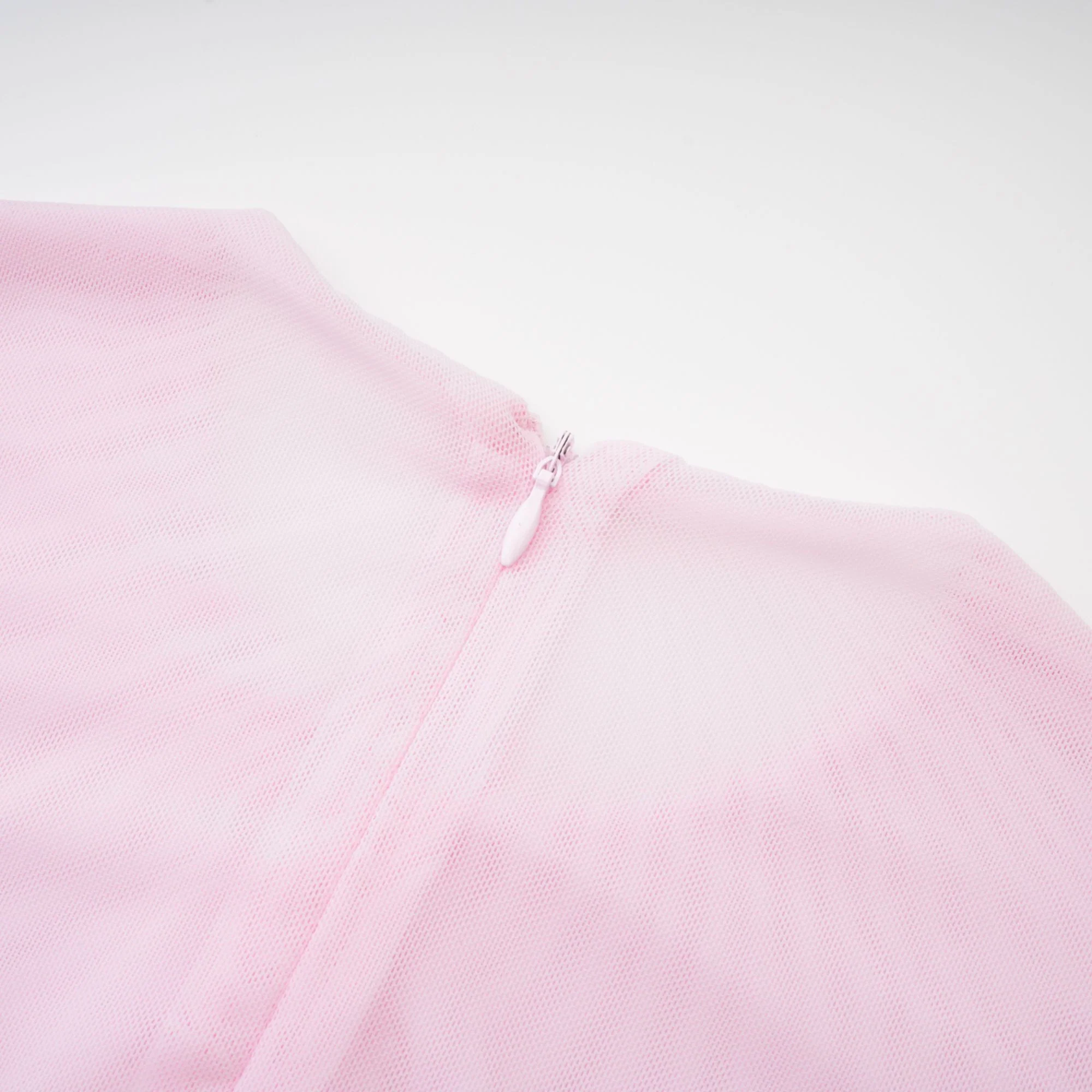 Marianne ruched mesh mini dress