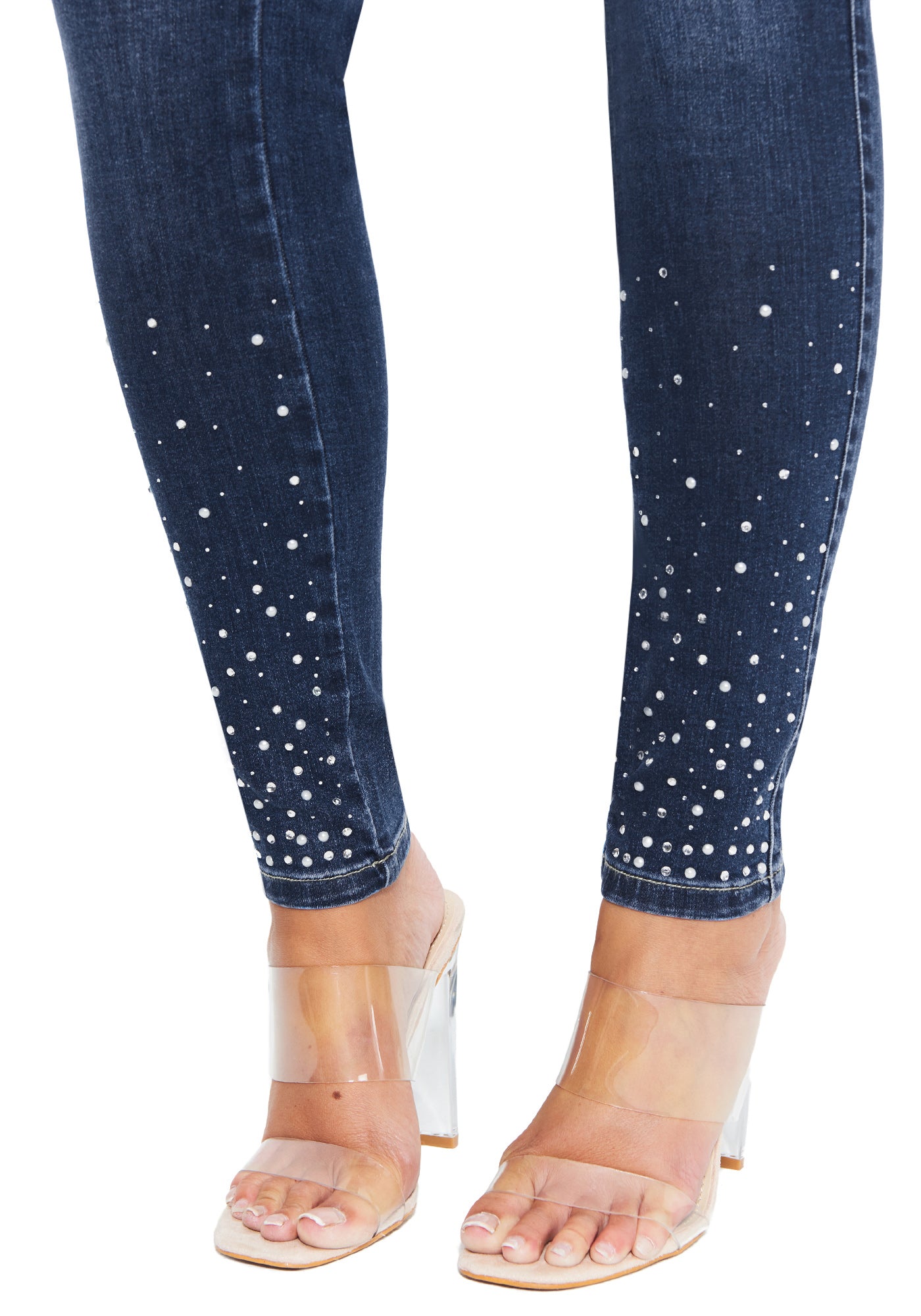 Embellished Skinny Jeans