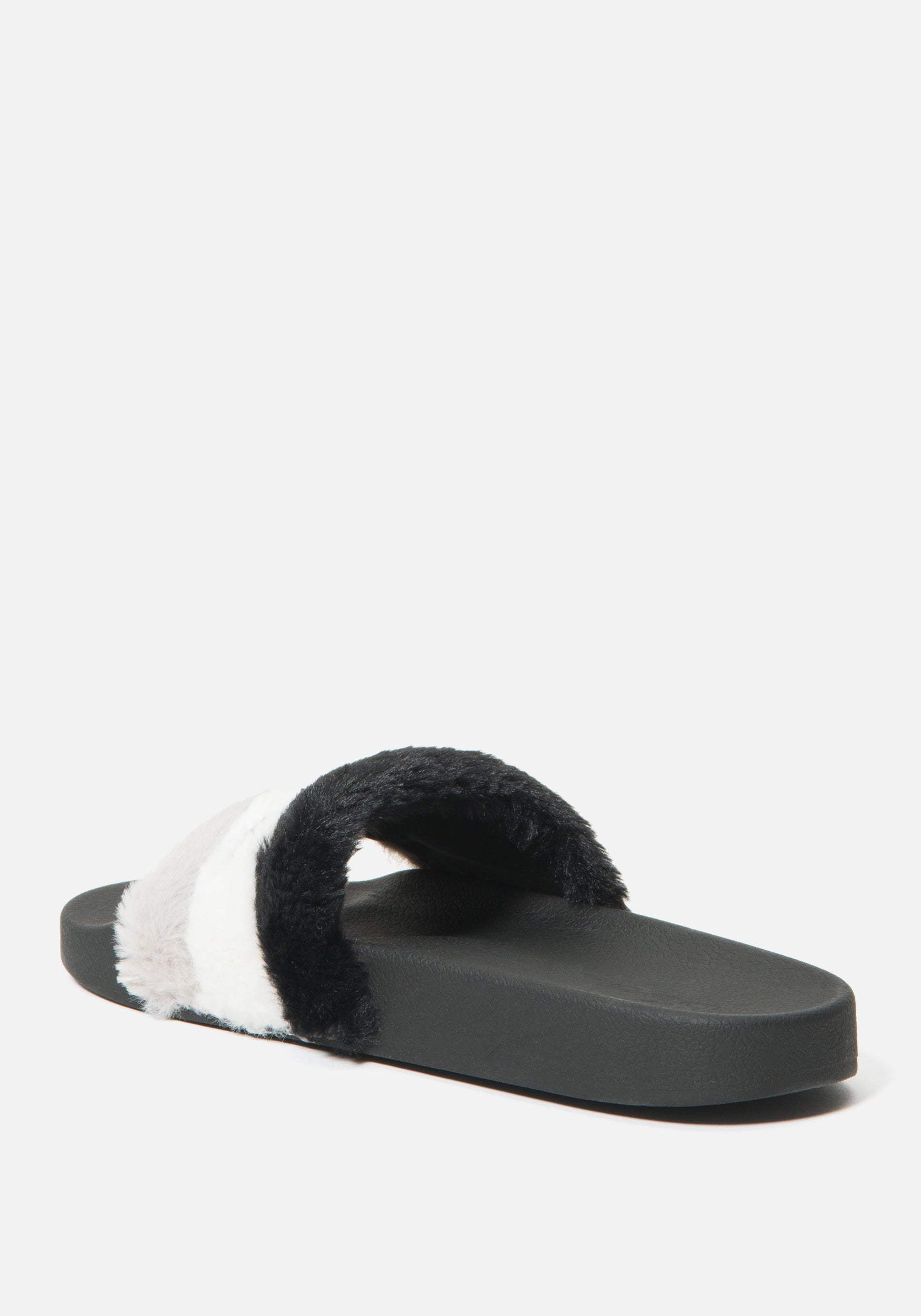 Fantasia Faux Fur Slides