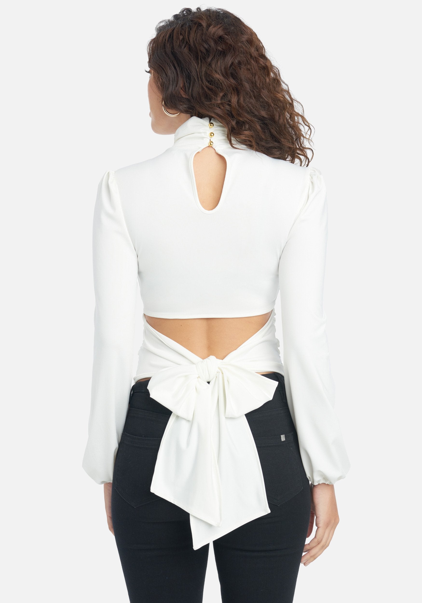 Keyhole Long Sleeve Top