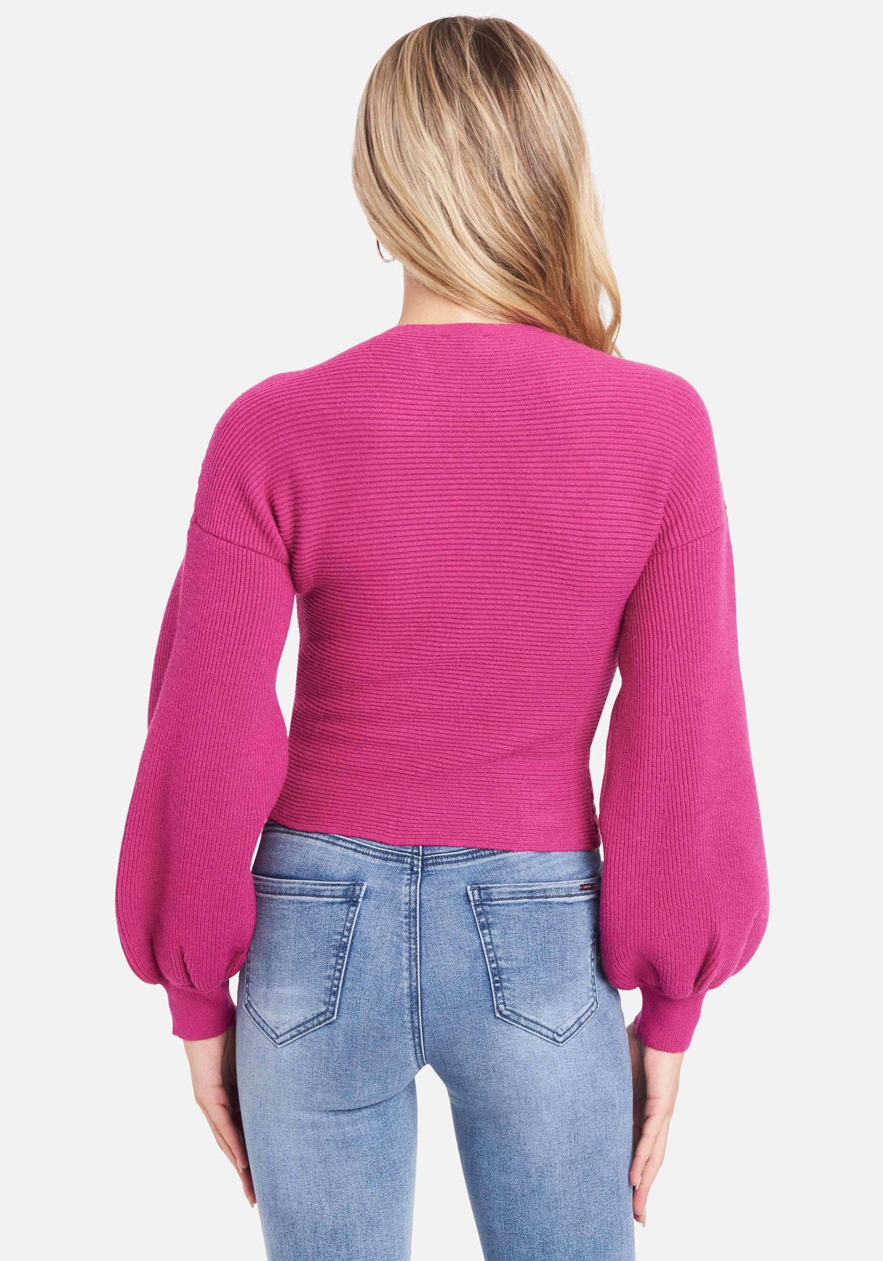 Cable Knit Cross Over Full Sleeve Sweater