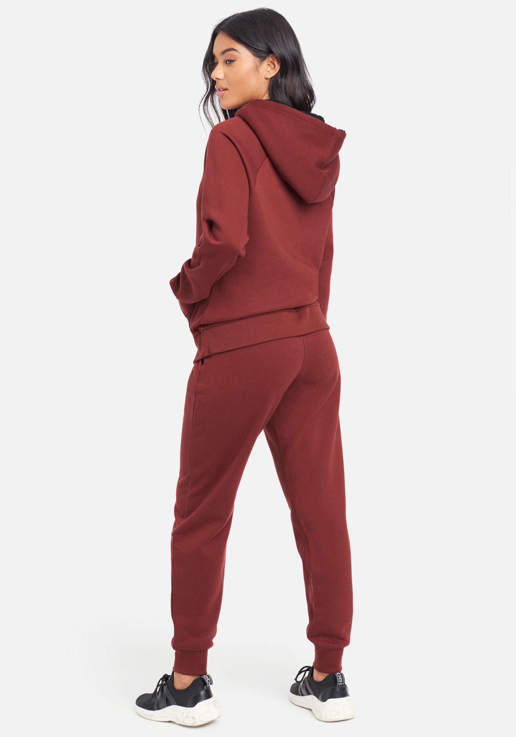 Bebe Sport Sherpa Logo Patch Jogger