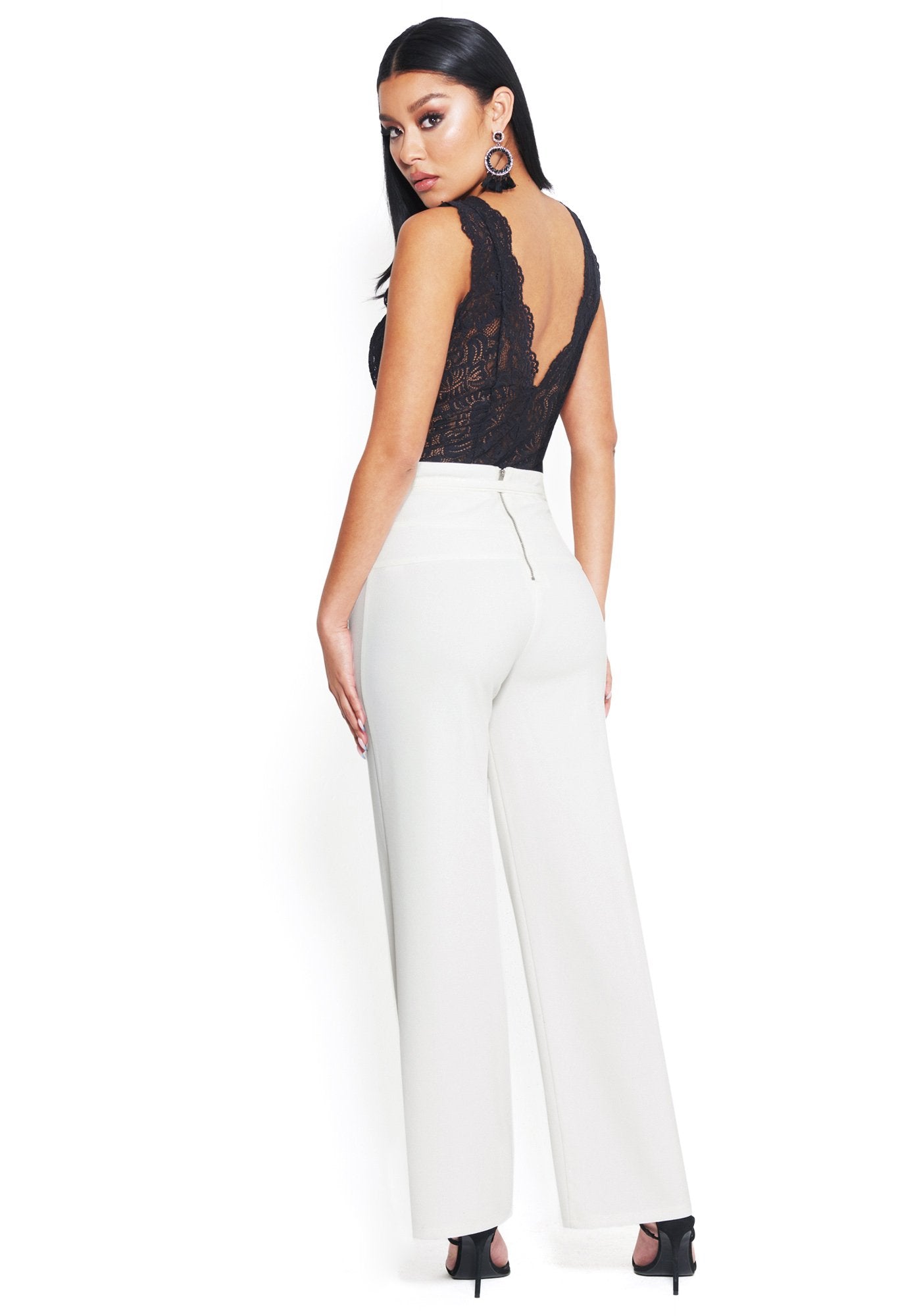 Tie High Waist Pants