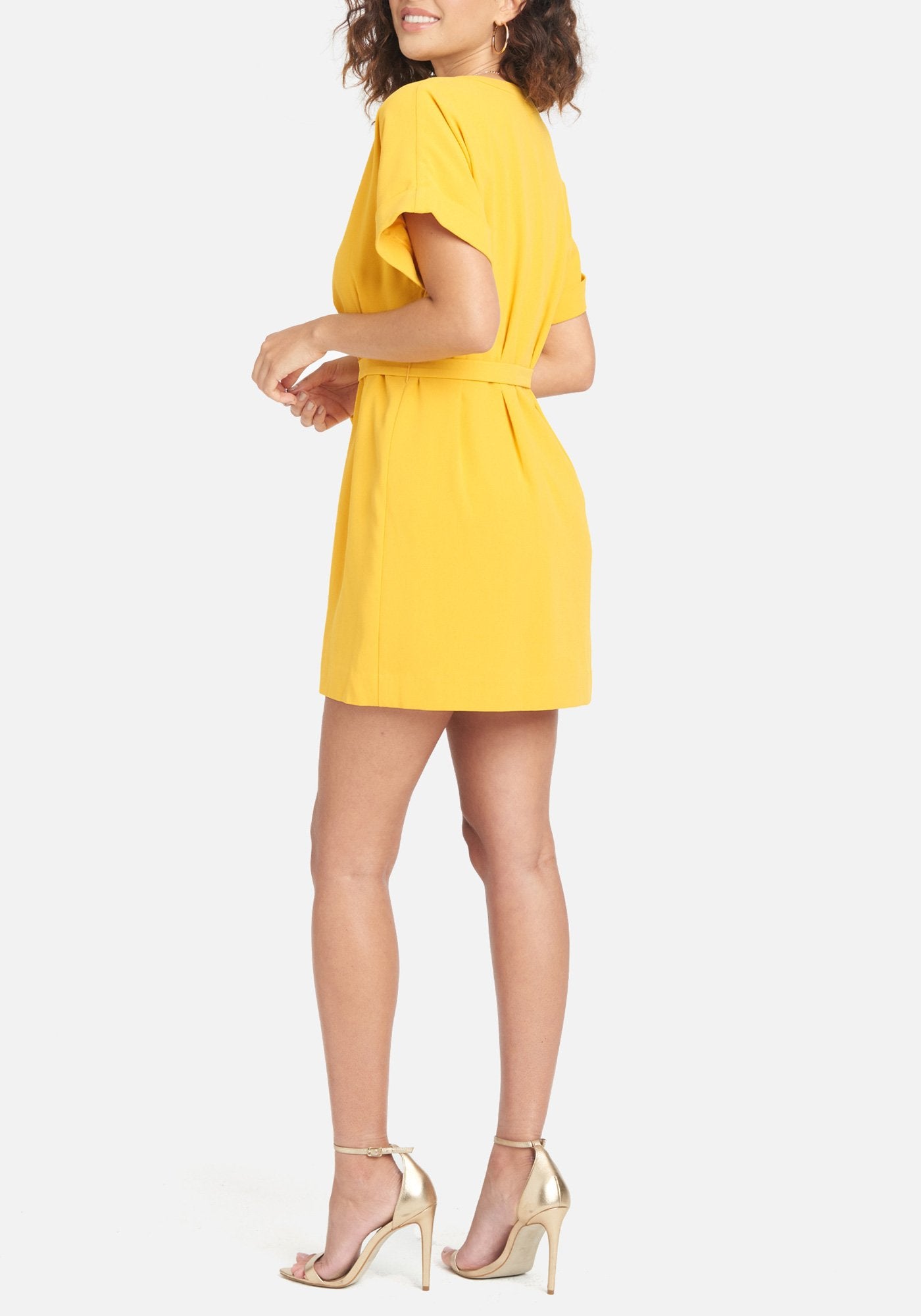 Crepe Wrap Dress