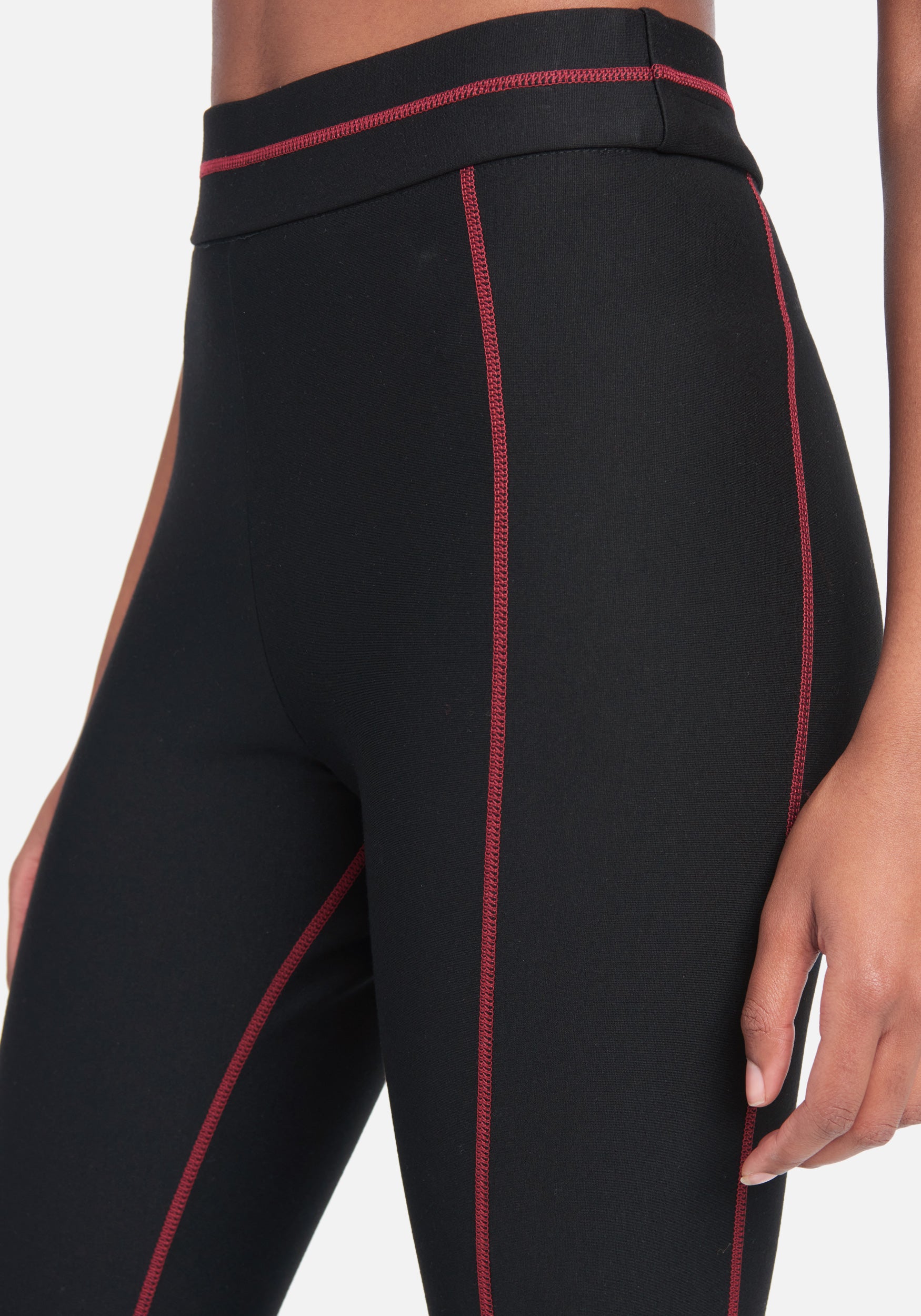 Contrast Stitching Leggings