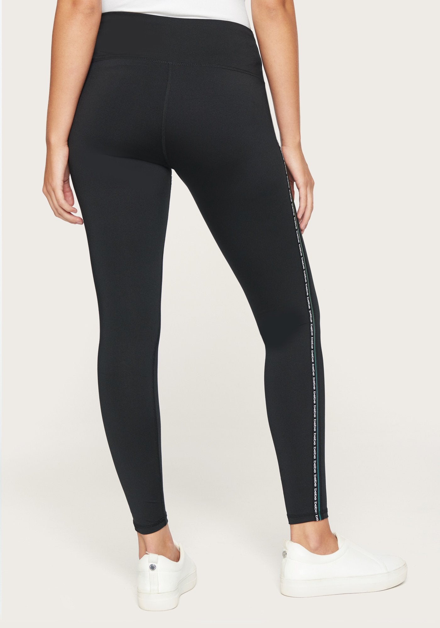 Bebe Sport Lurex Stripe Legging
