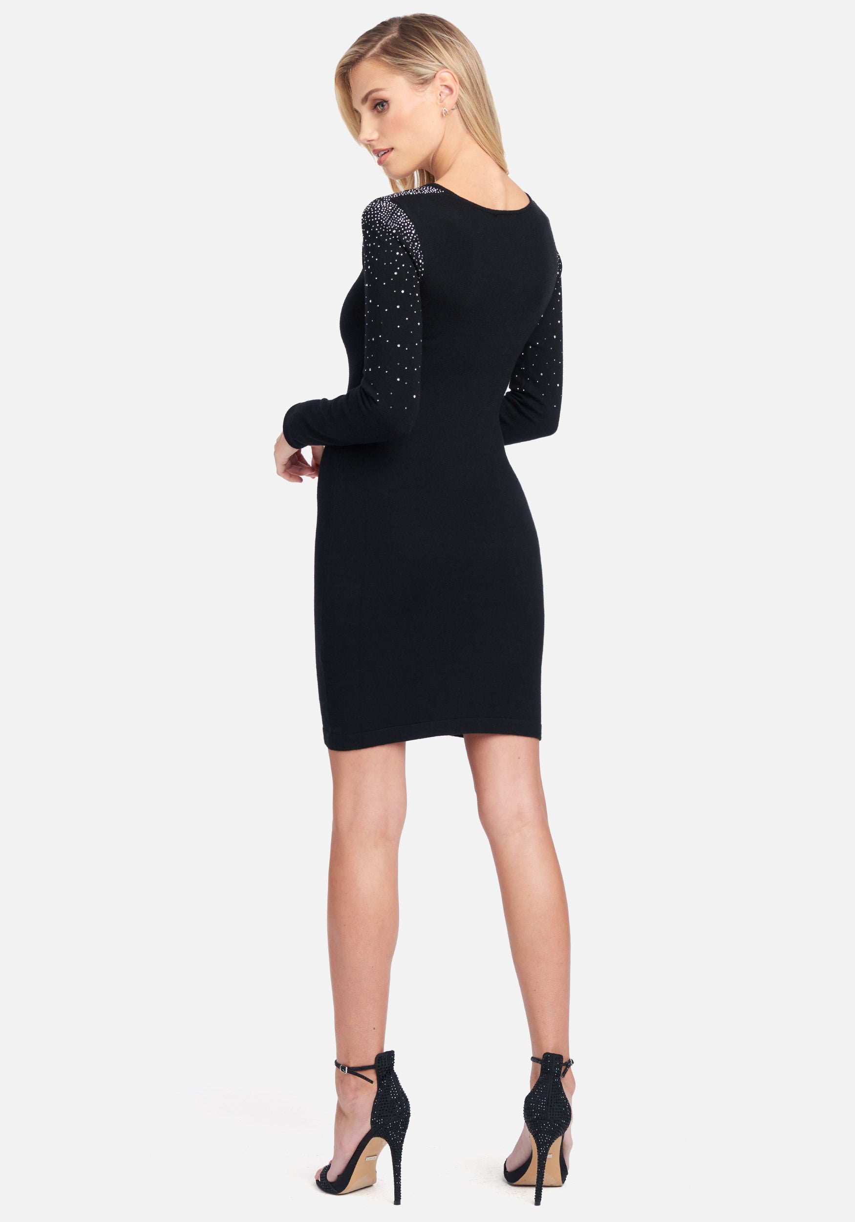 Square Neck Sweater Dress