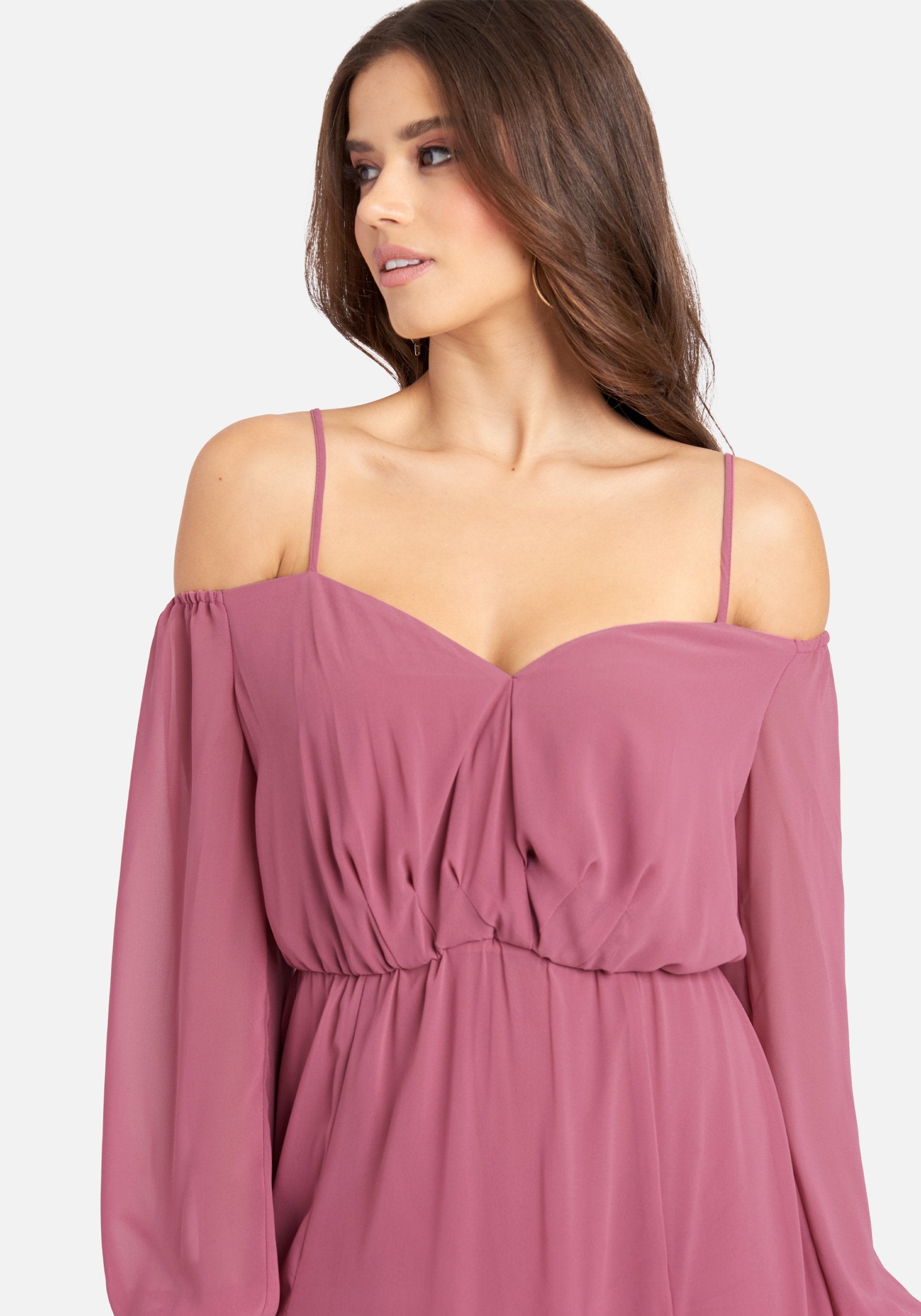 Romantic Slit Maxi Dress