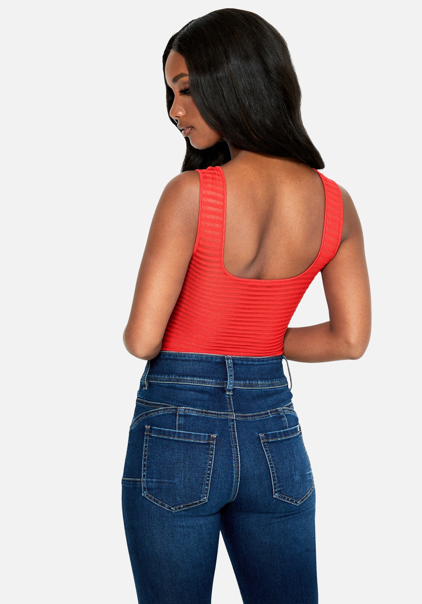 Shadow Stripe Sweater Tank