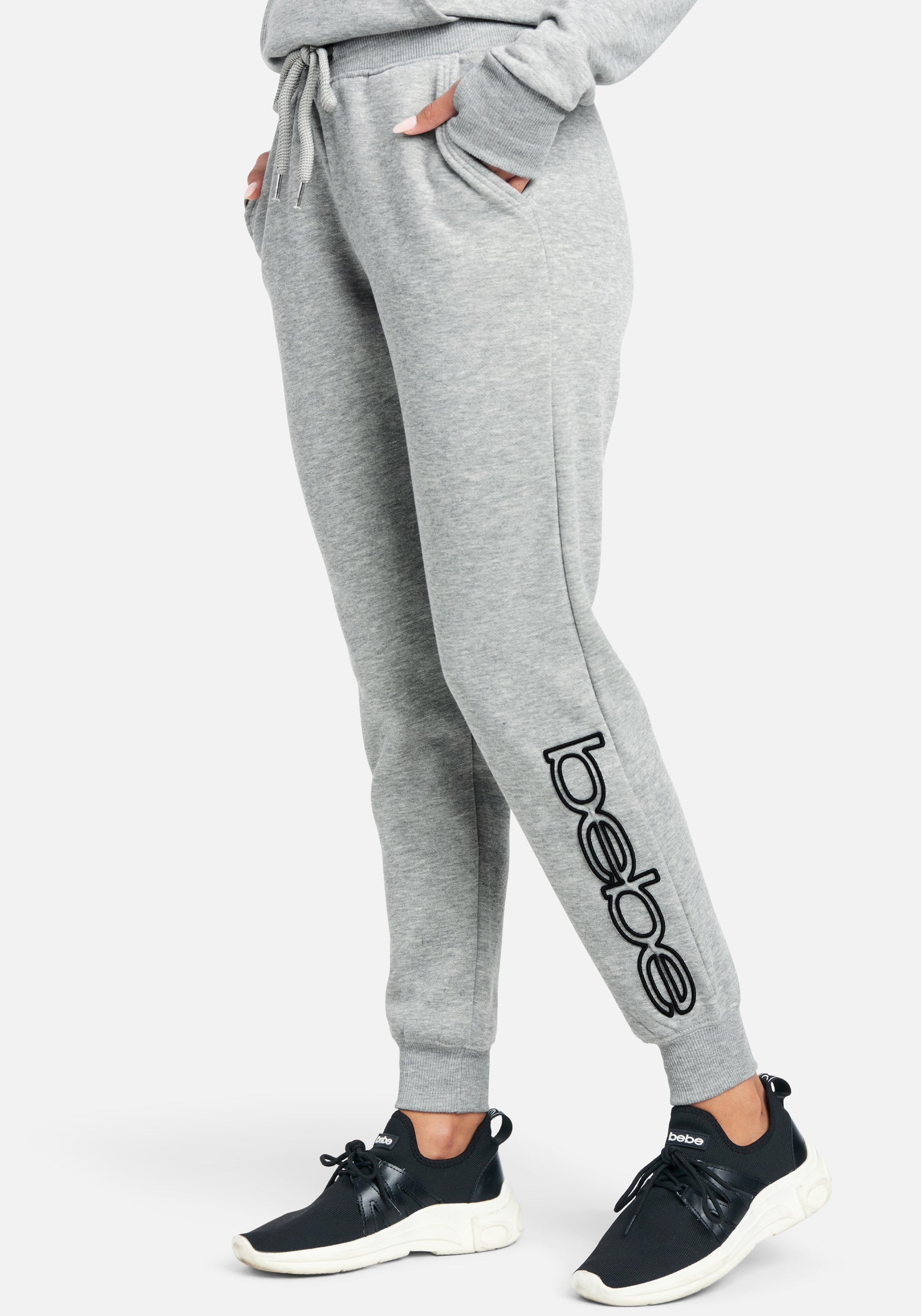 Bebe Sport Embroidered Logo Jogger
