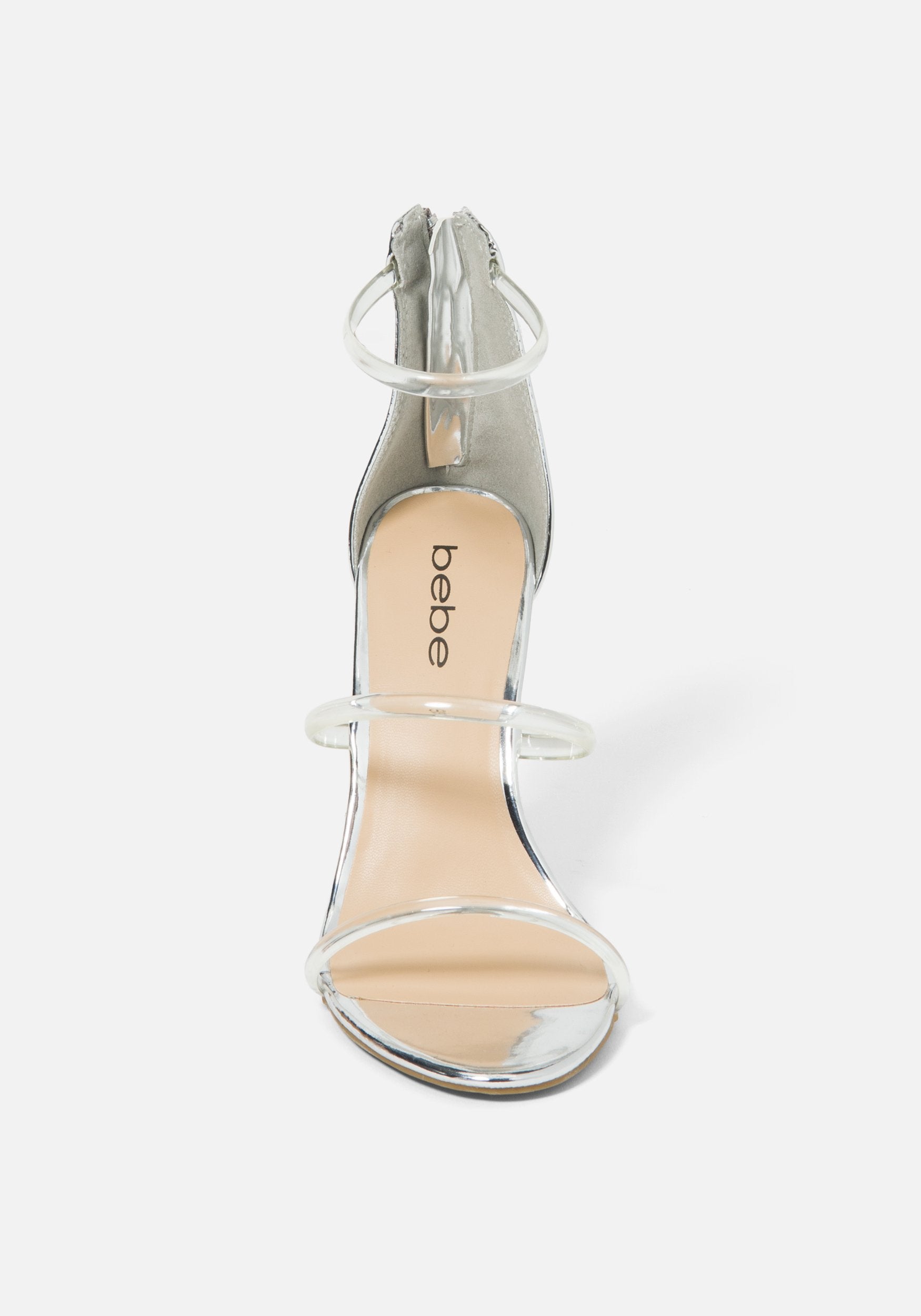 Berdine C Clear Strappy Heels