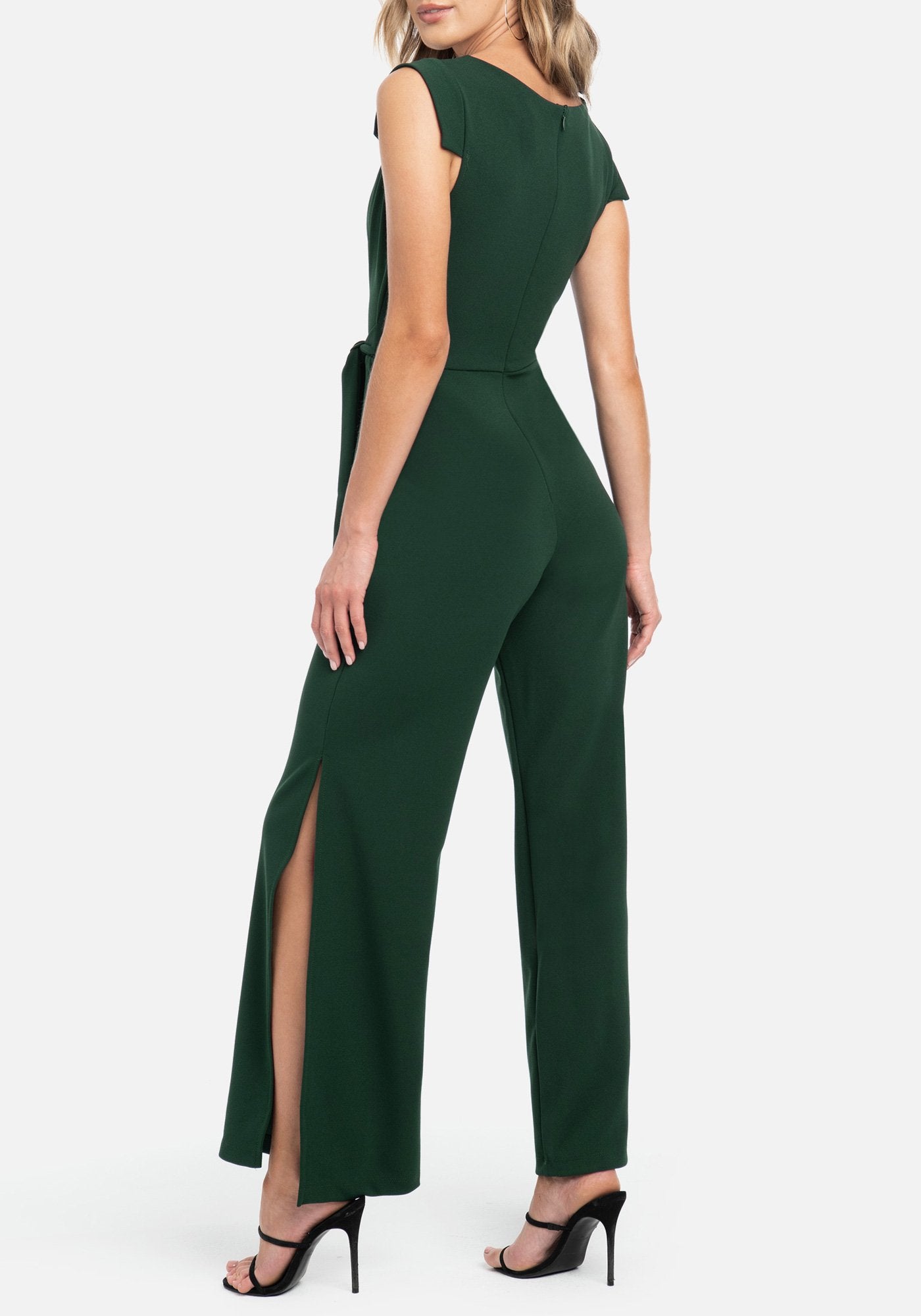 Side Slit Wideleg Jumpsuit
