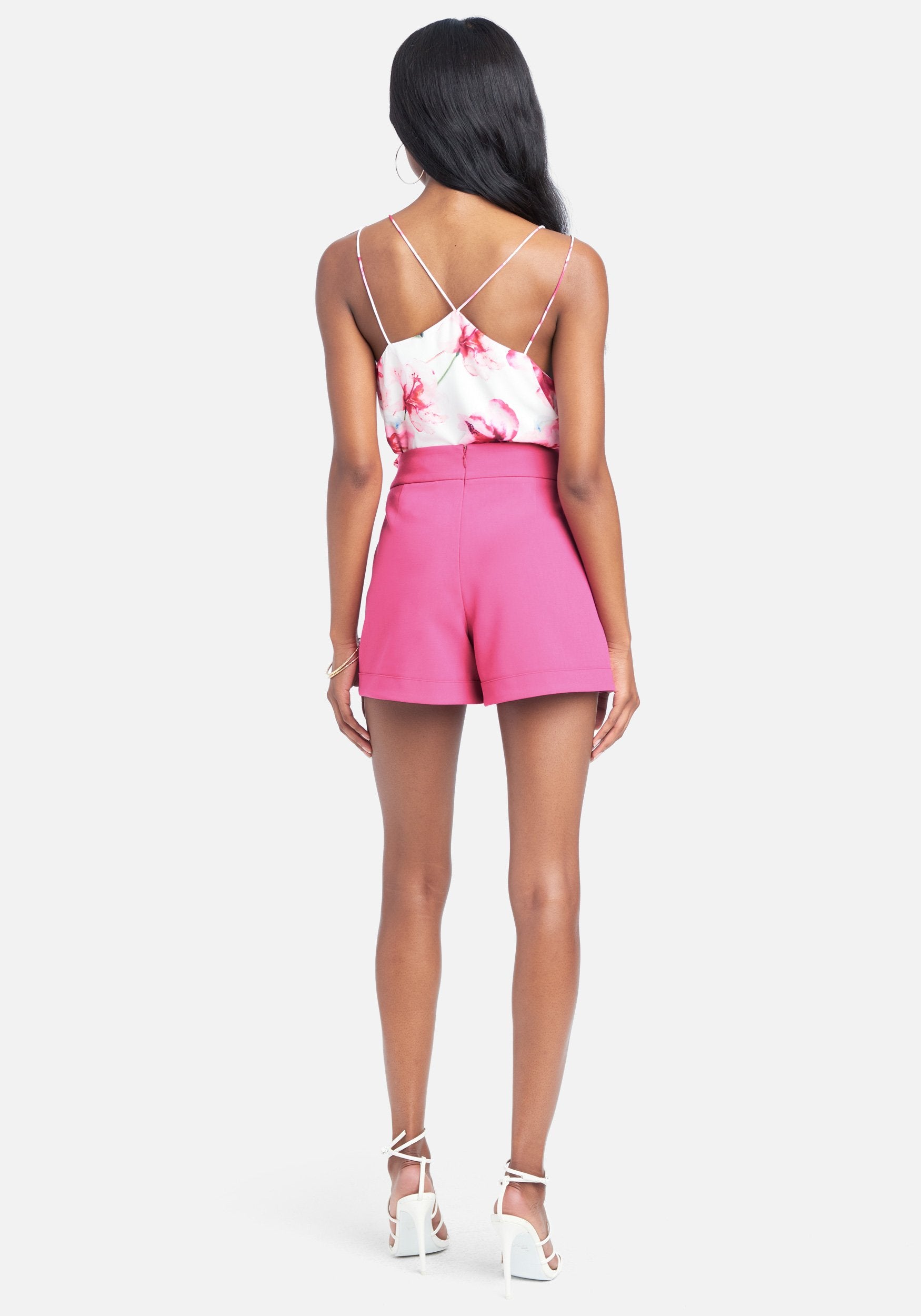 Tailored Side Grommet Shorts