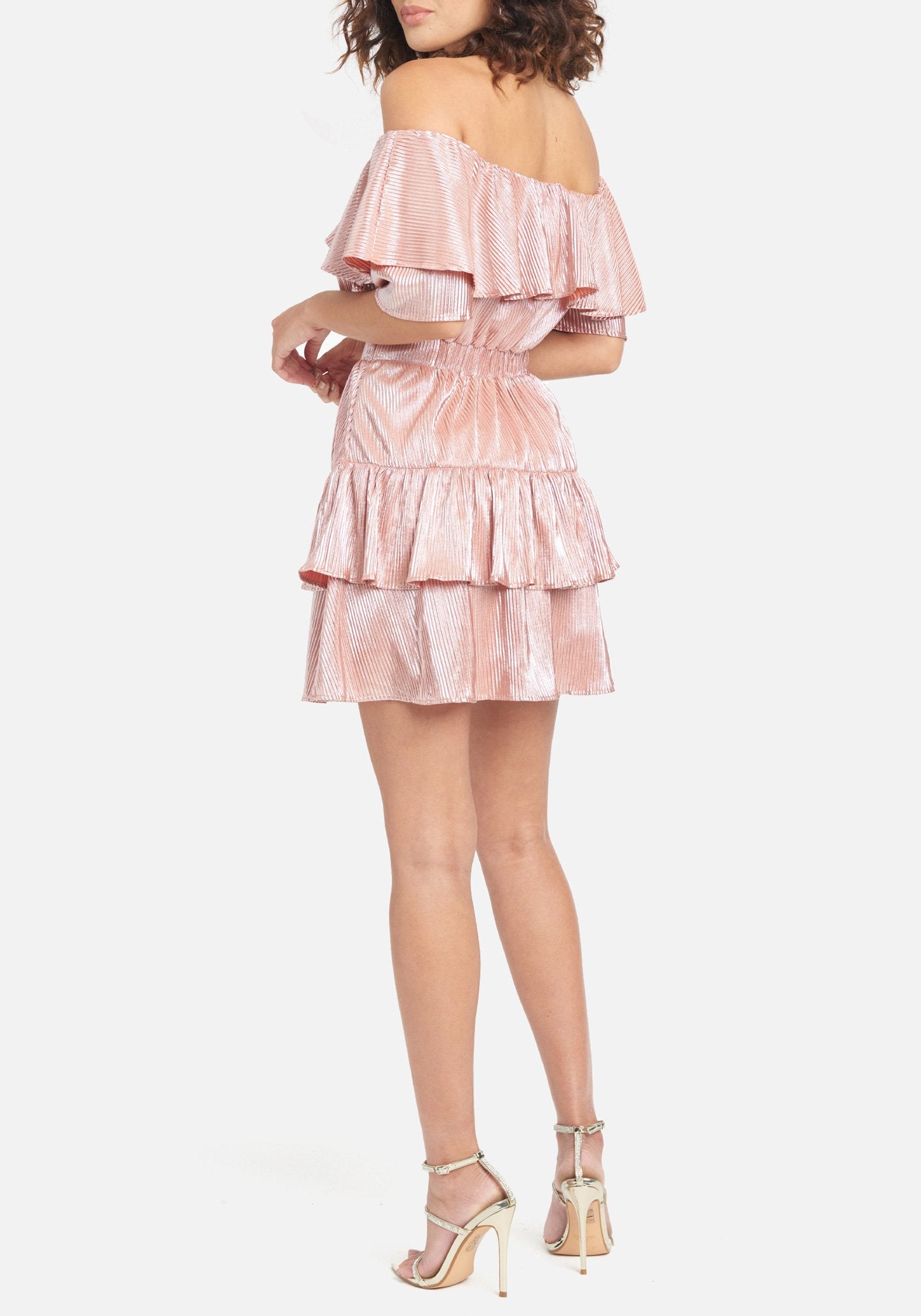 Off Shoulder Tiered Dress